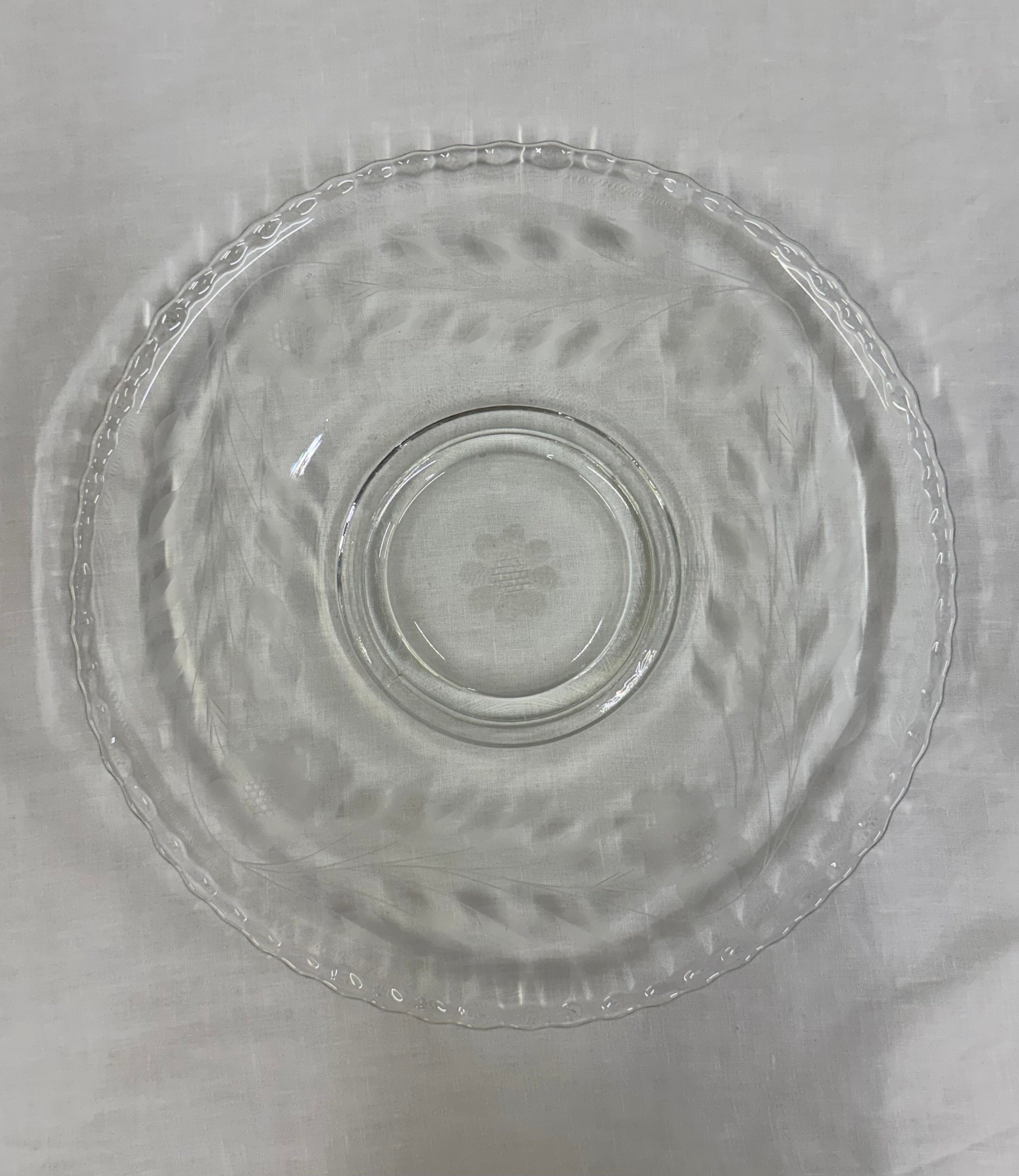 Cornflower 11" Plate with Dimple Edge