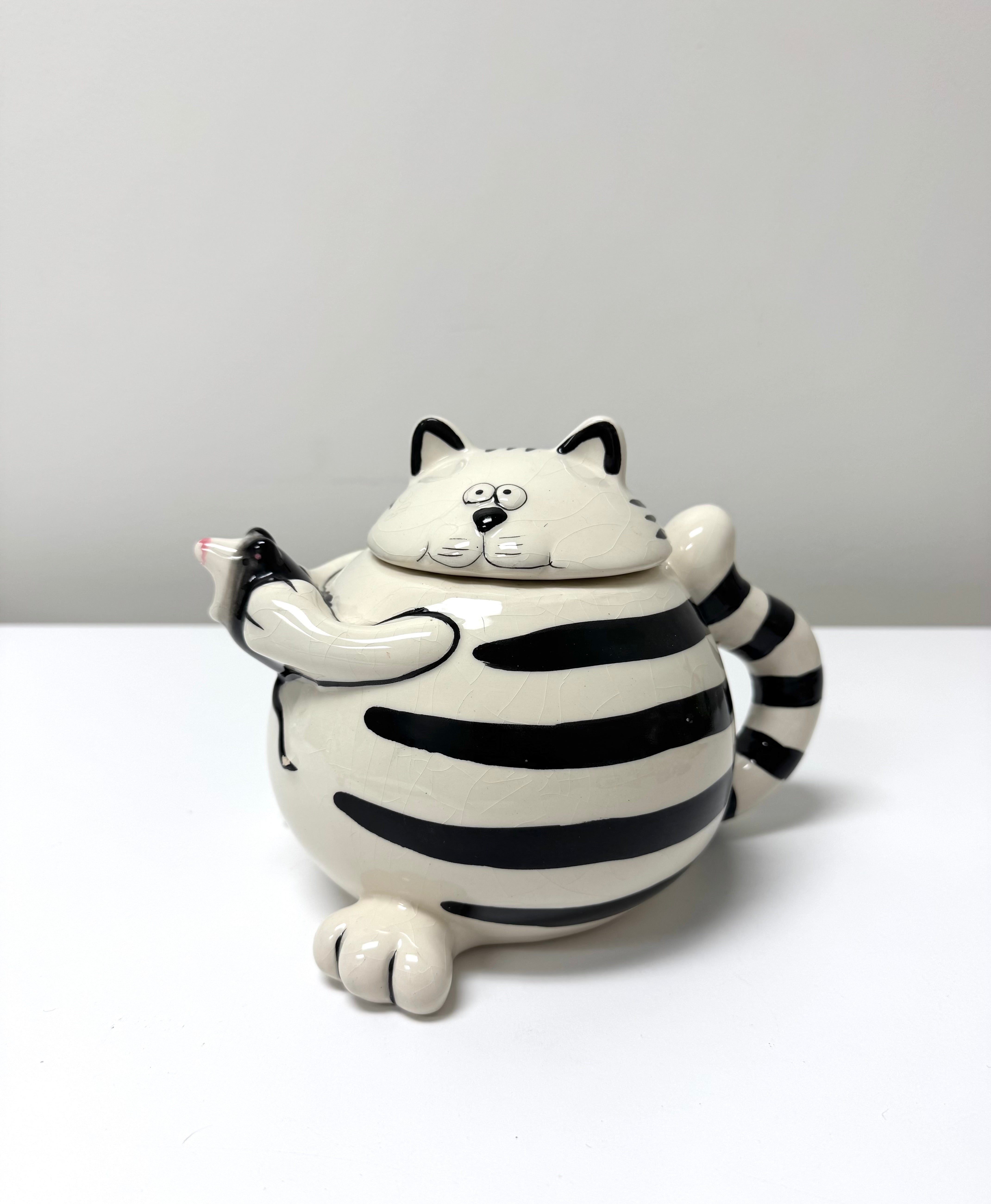 PIER 1 Chubby Cat Teapot