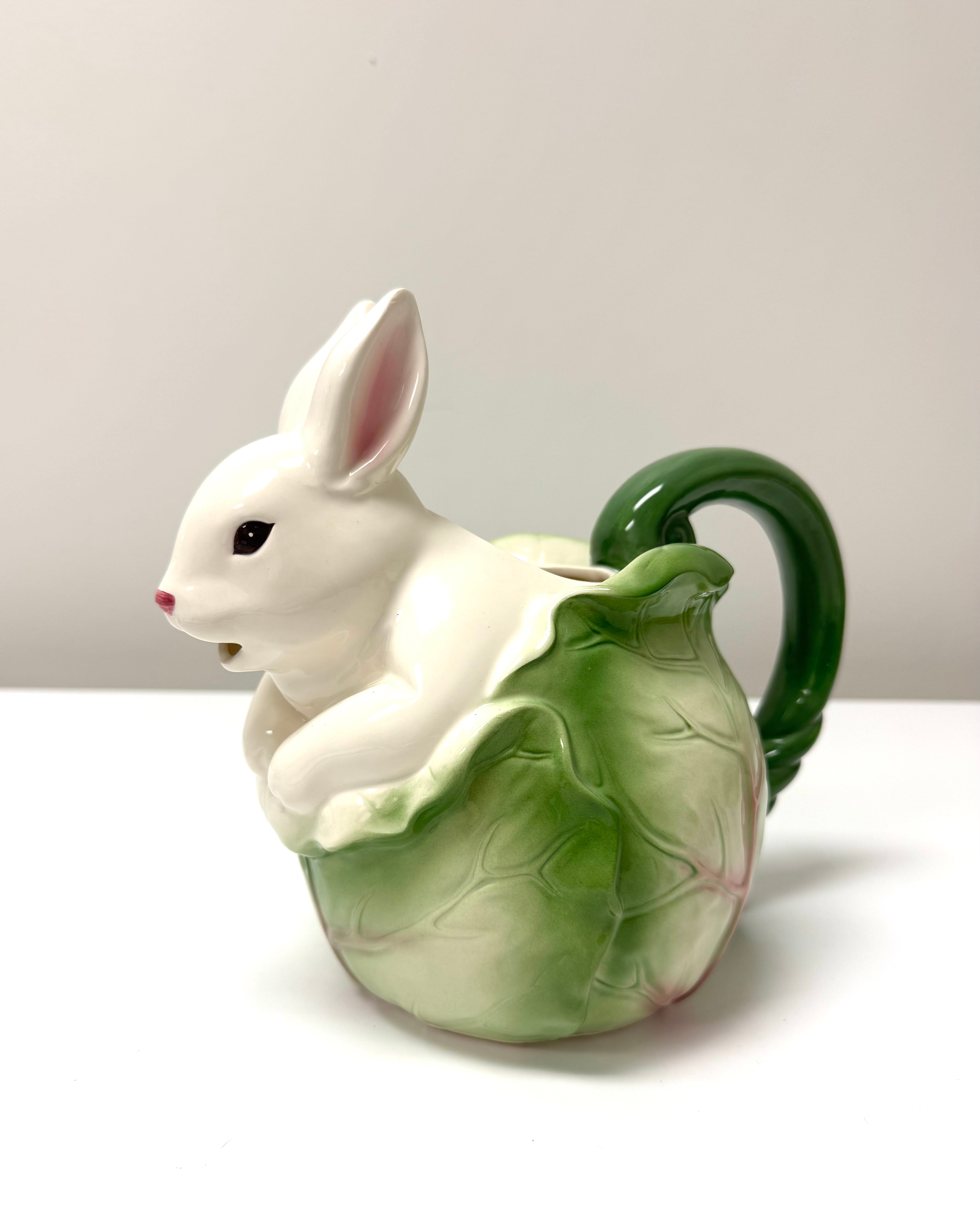Ceramic Bunny Pitcher
