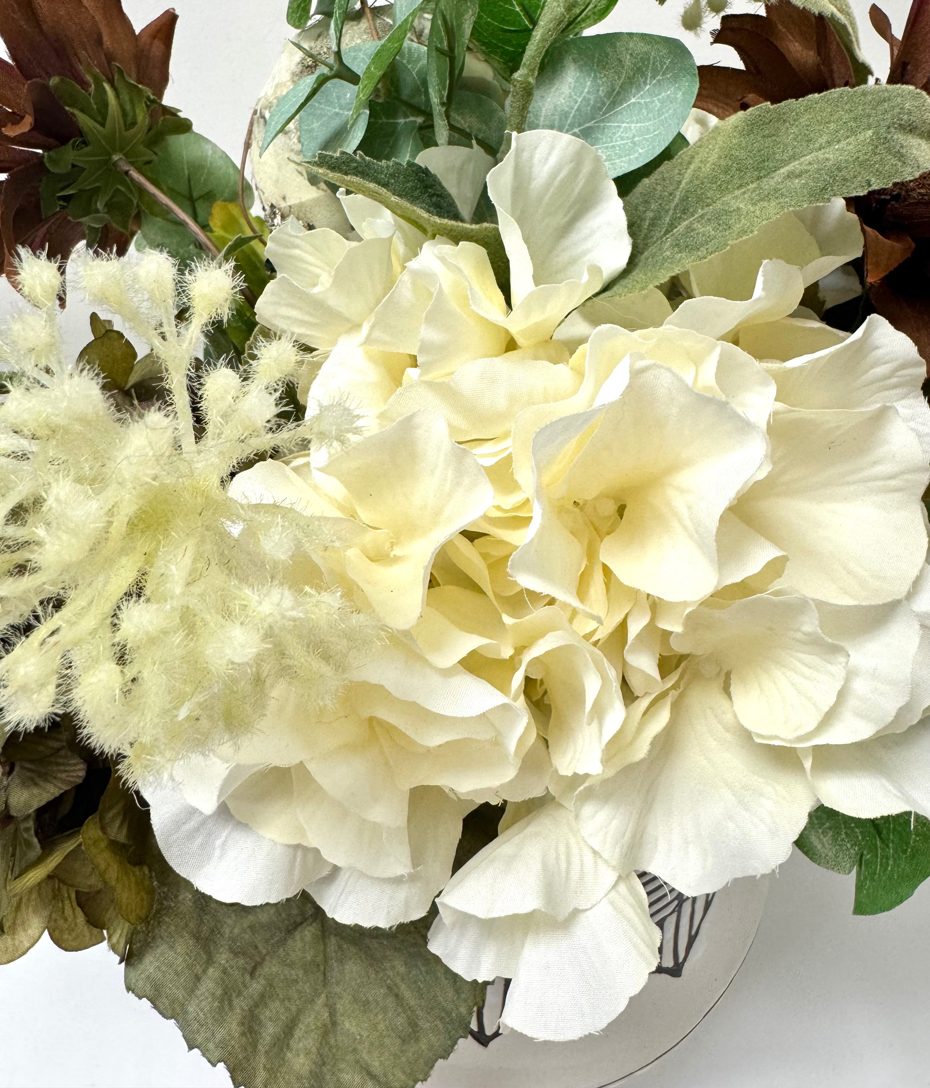 NEW Hydrangeas & Gerber Daisies Floral Arrangement
