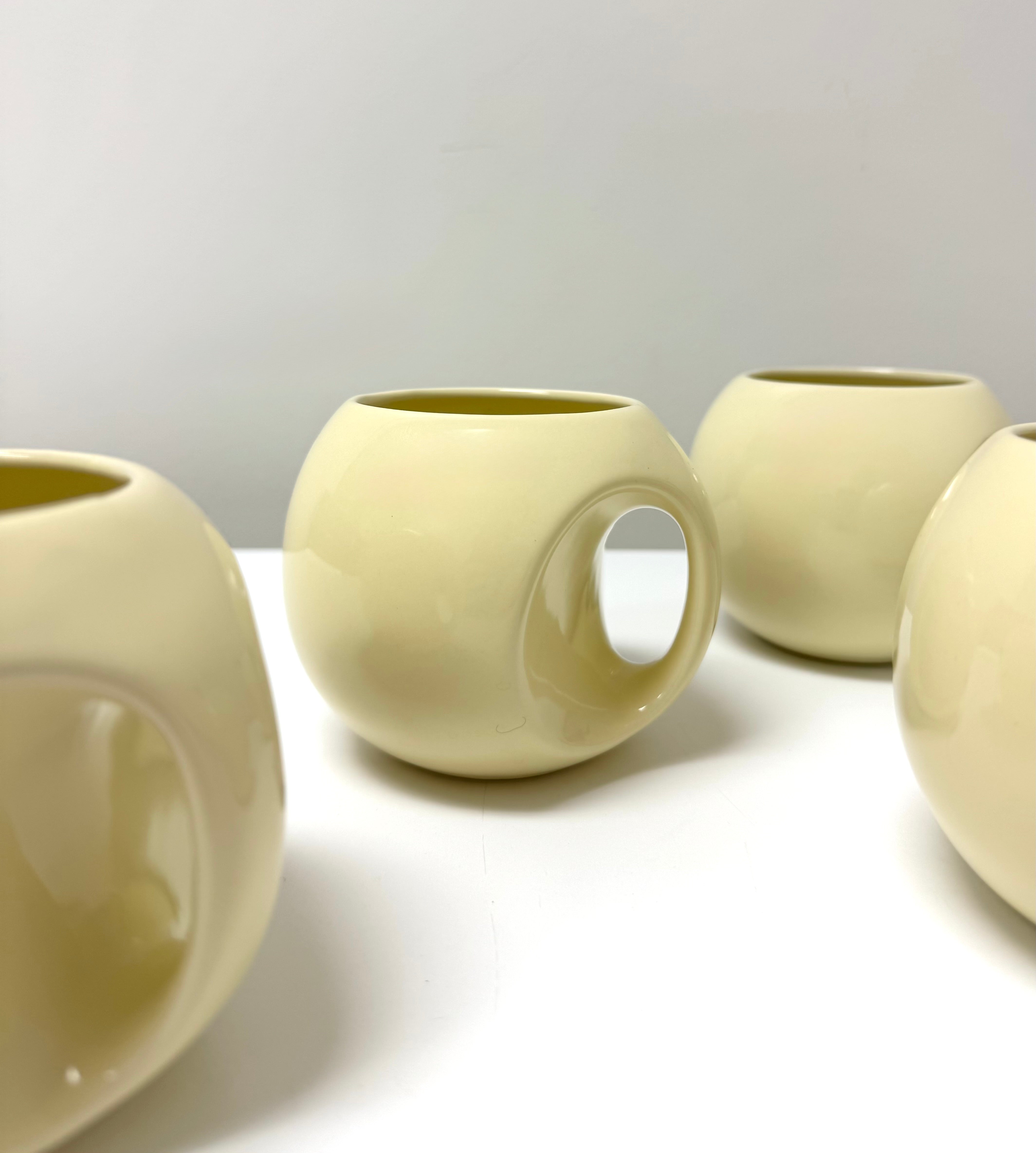 Vintage ROYAL EFREDA MCM Art Deco Almond Tea Set