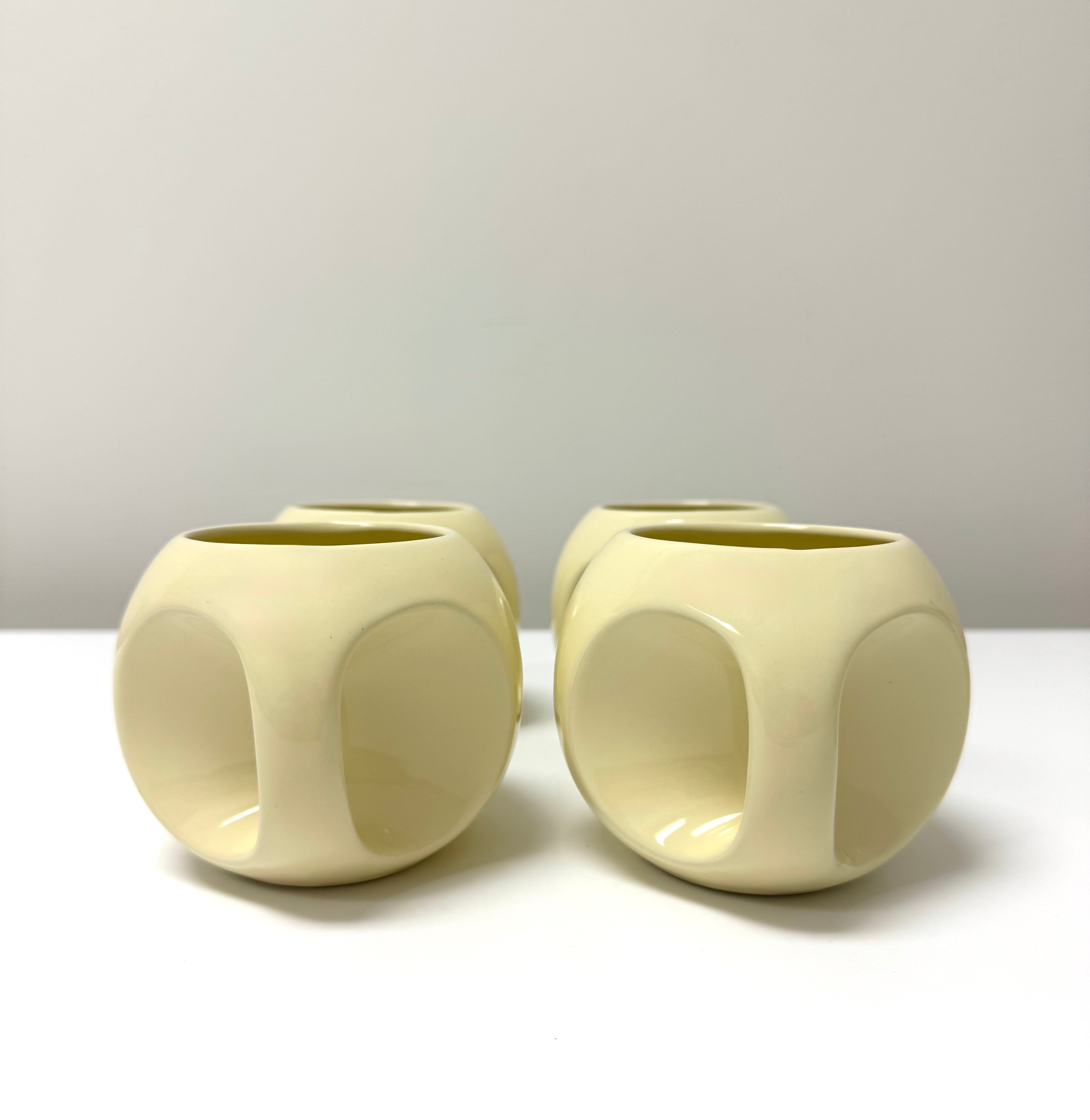 Vintage ROYAL EFREDA MCM Art Deco Almond Tea Set