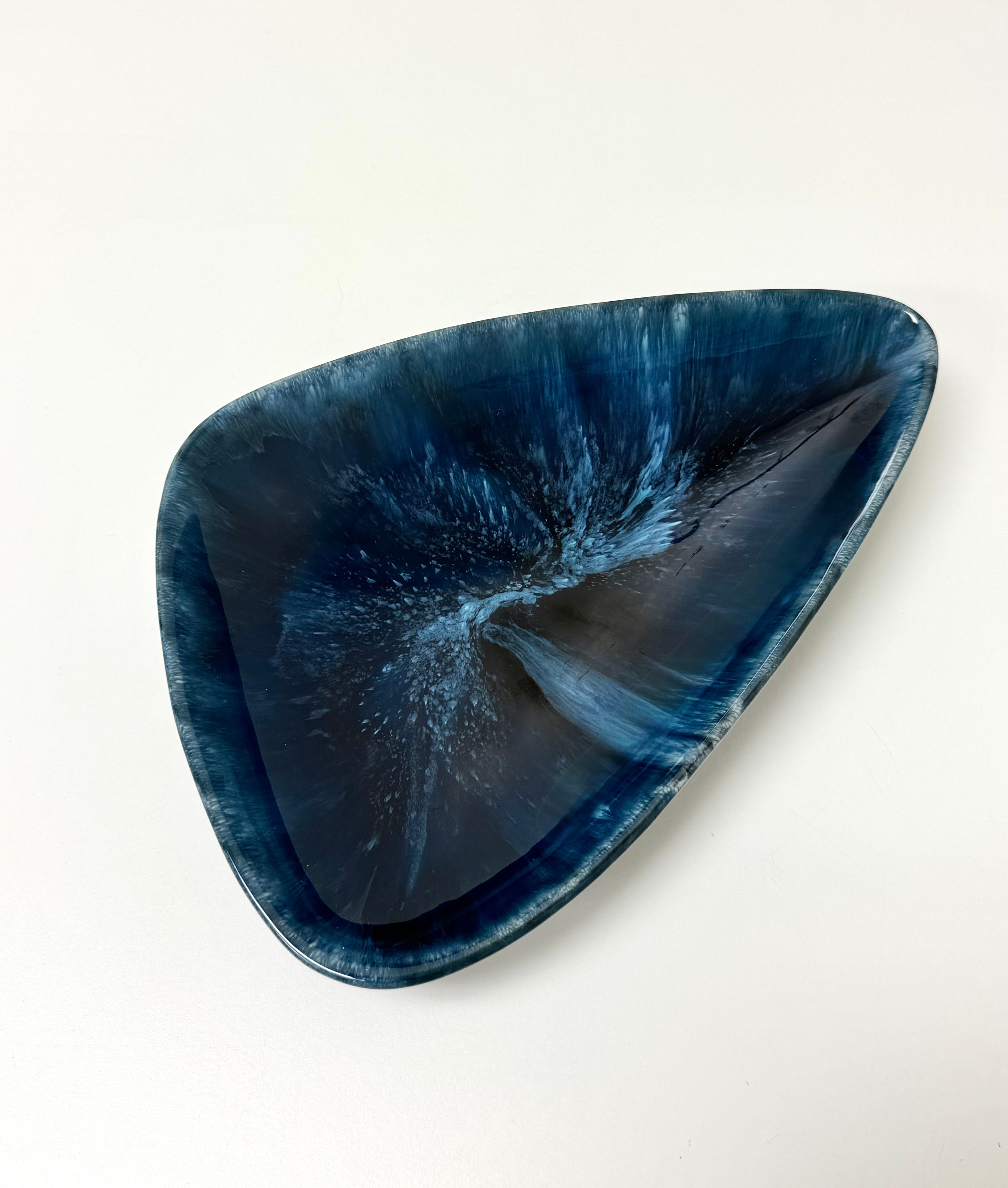 Vintage BLUE MOUNTAIN POTTERY Granite Blue Dish
