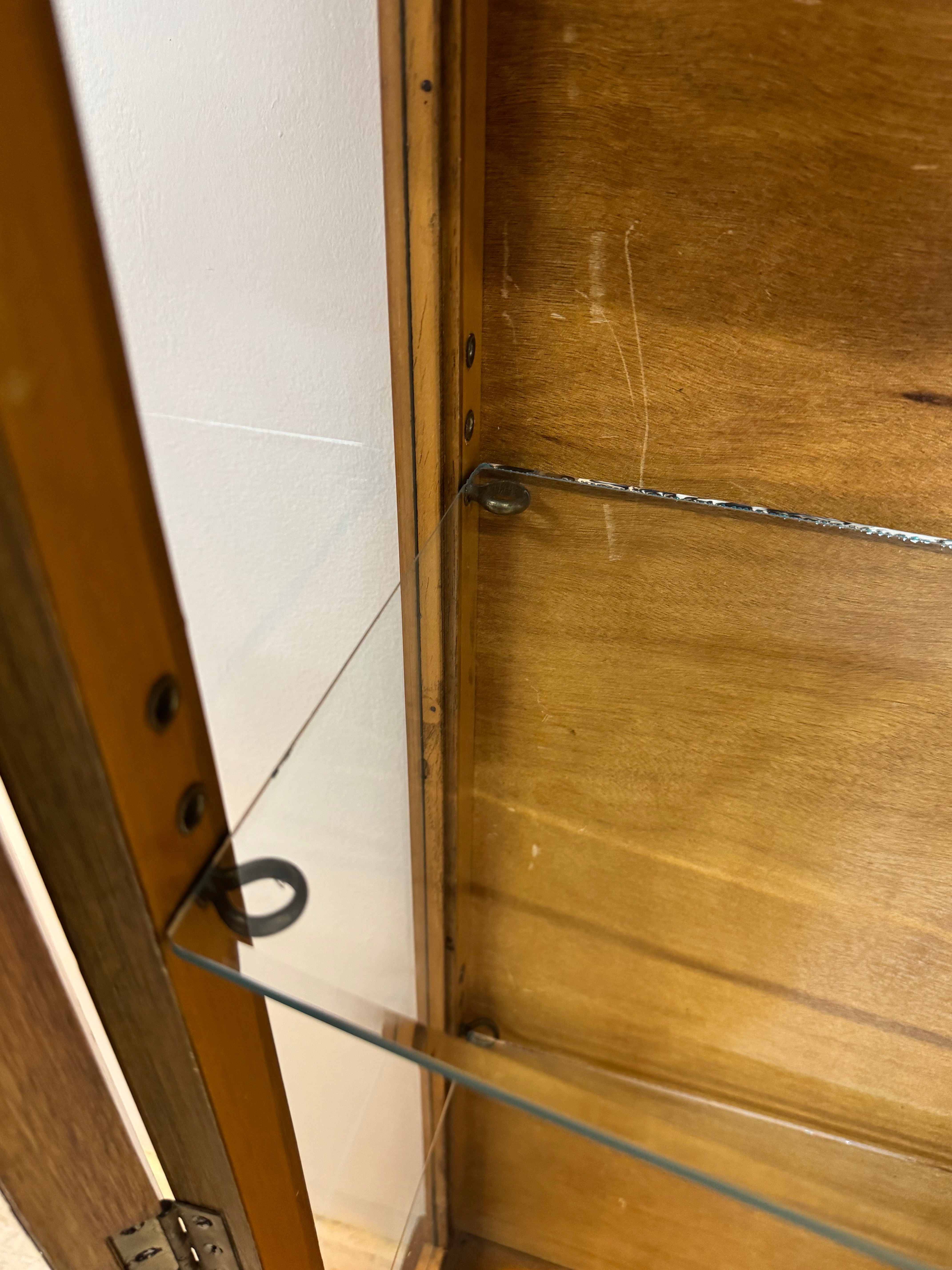 Vintage Walnut Serpentine Cabinet