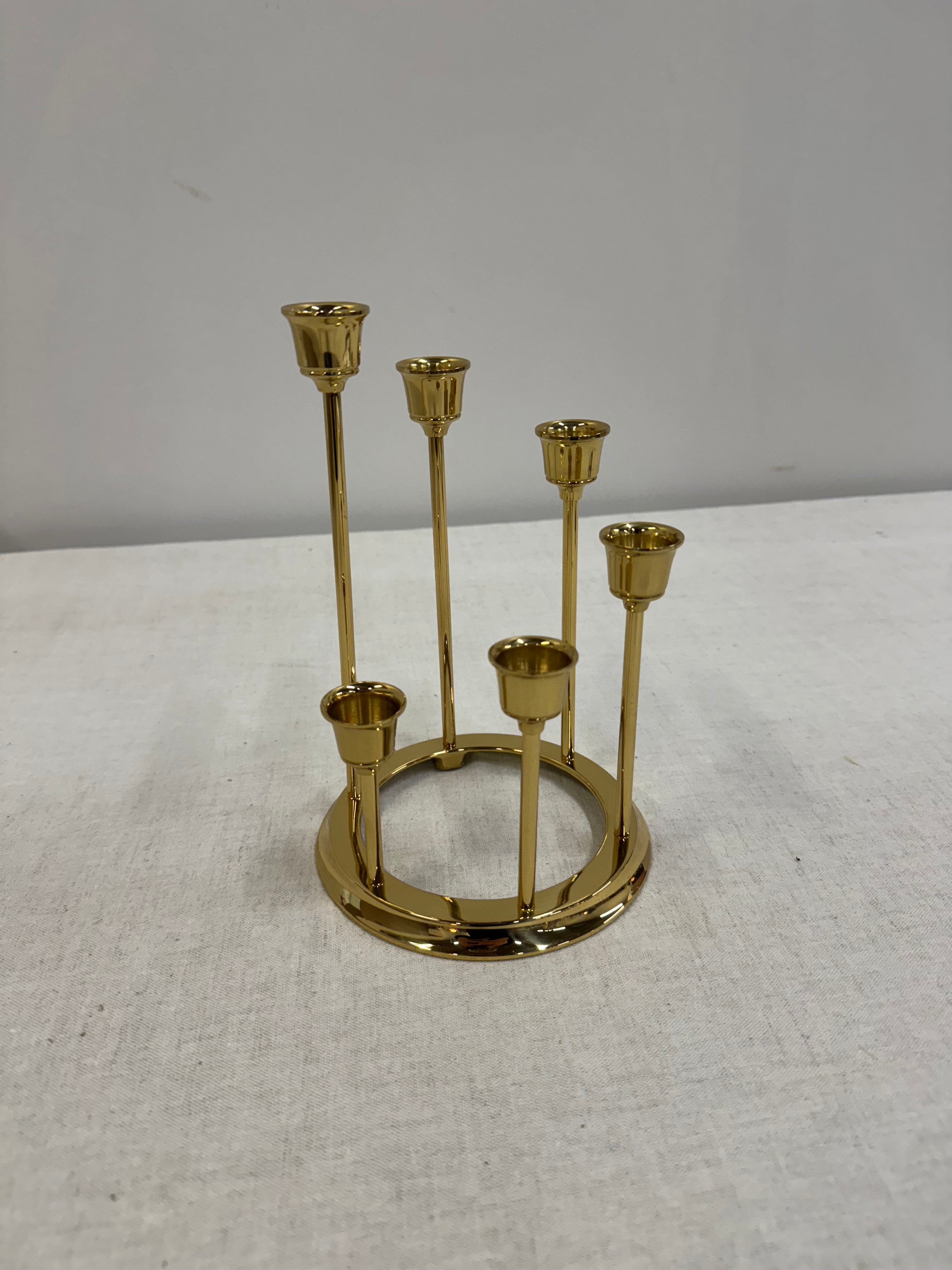 Vintage PARTYLITE Brass Cascading Candle Holder