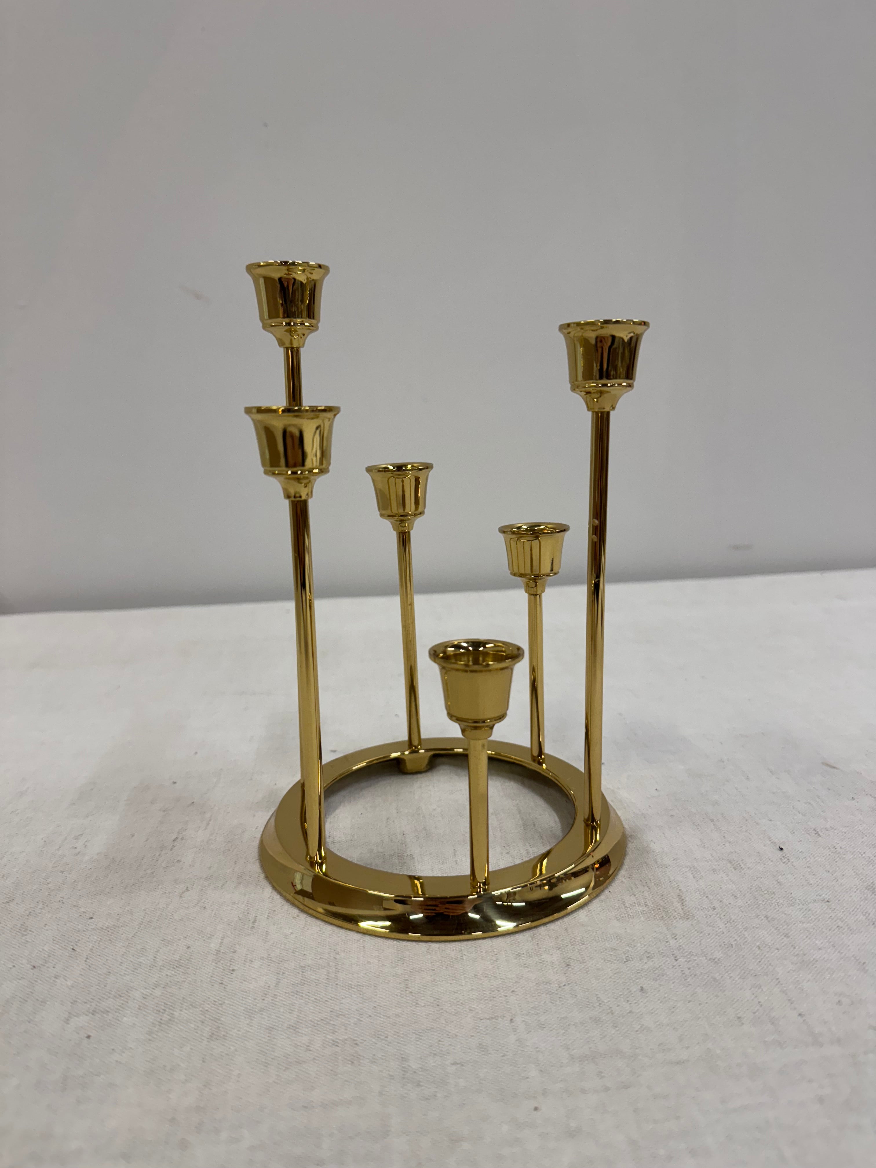 Vintage PARTYLITE Brass Cascading Candle Holder