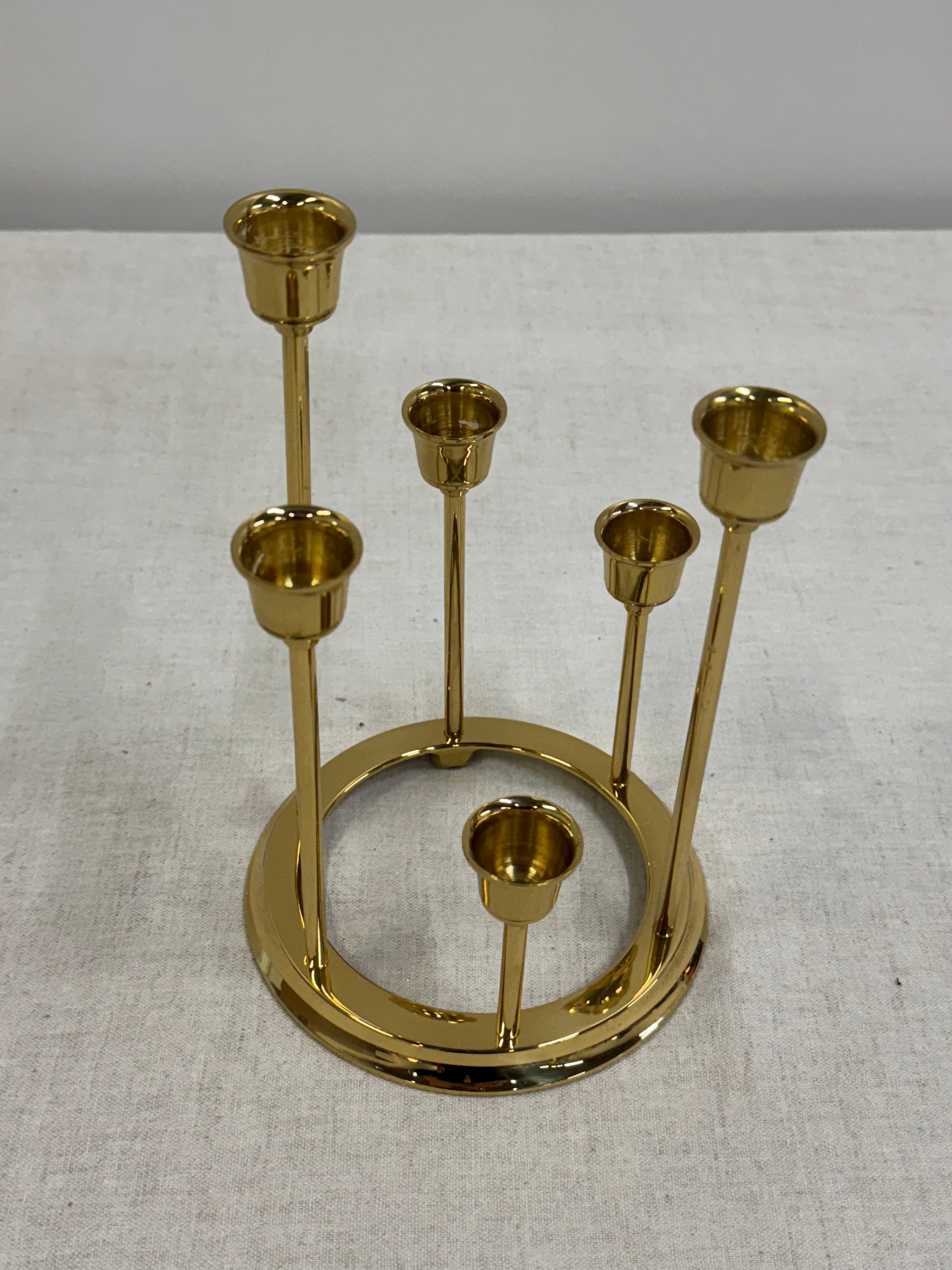 Vintage PARTYLITE Brass Cascading Candle Holder