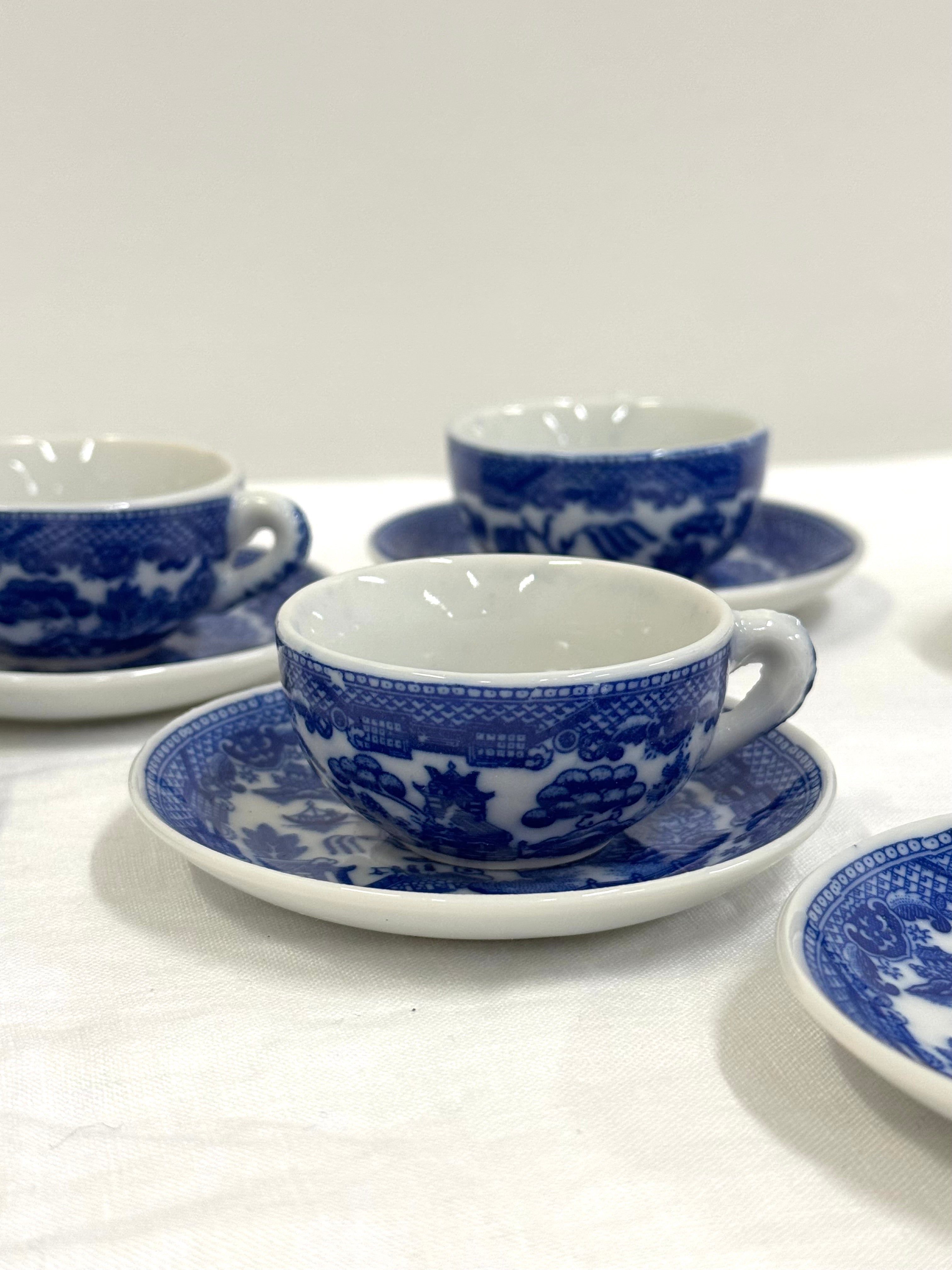 'Blue Willow' Miniature Luncheon Set