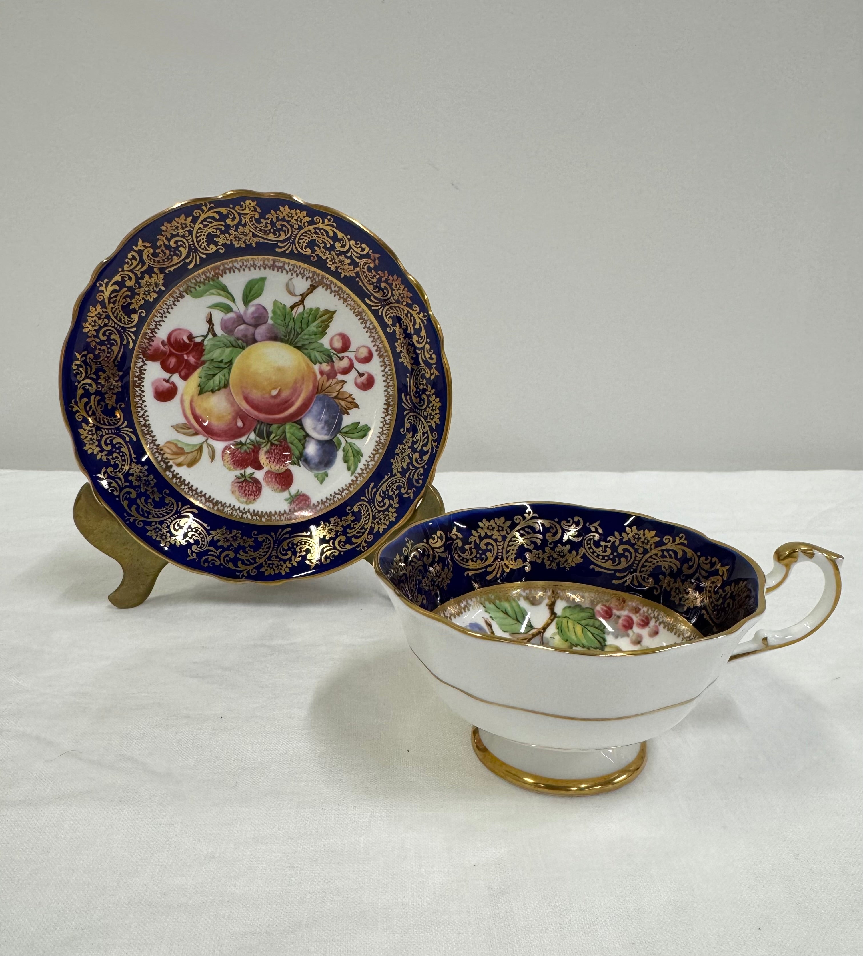 PARAGON 'Harvest Fruit' Cup & Saucer