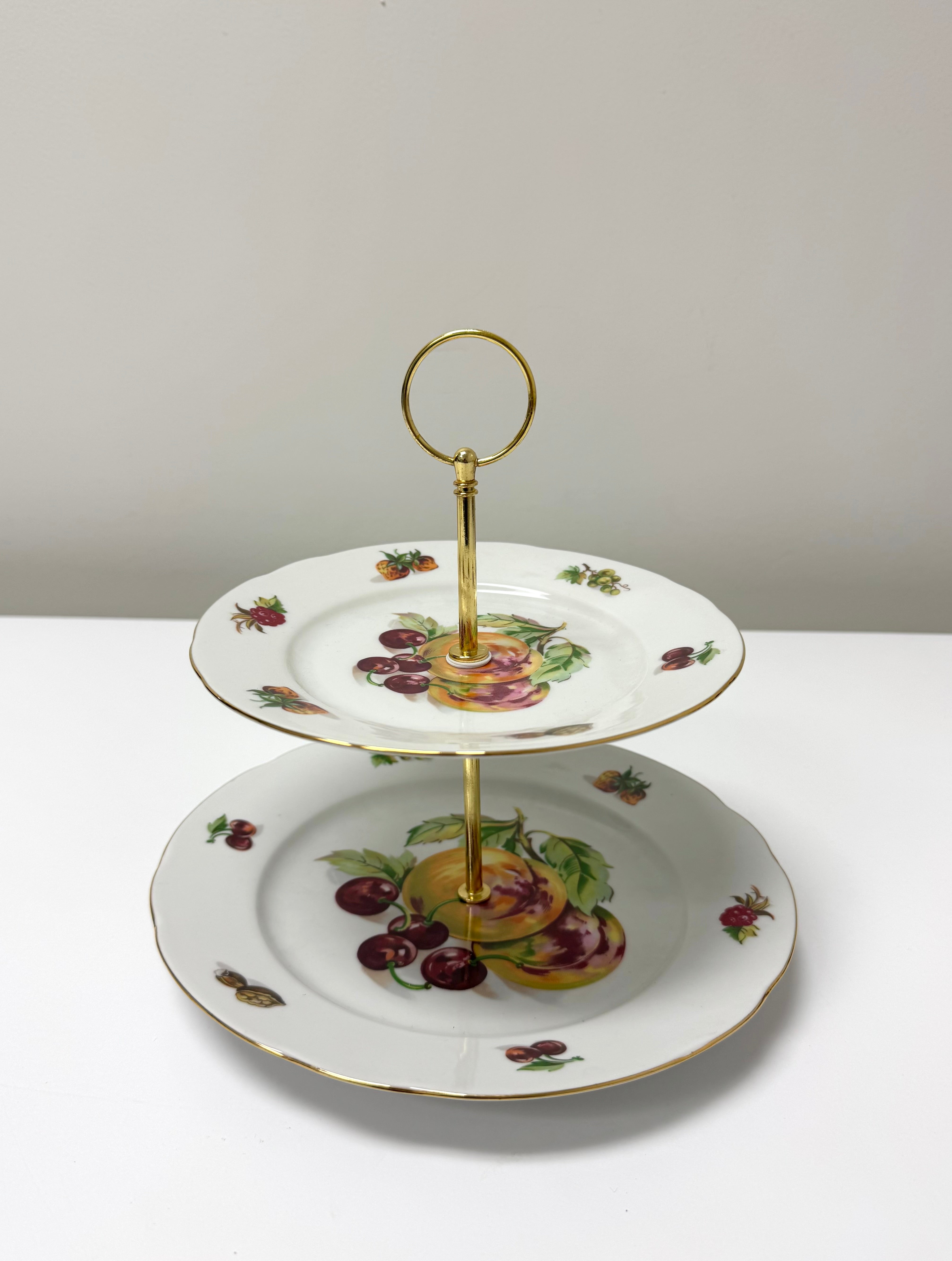 Harvest Fruit Two-tier Tray