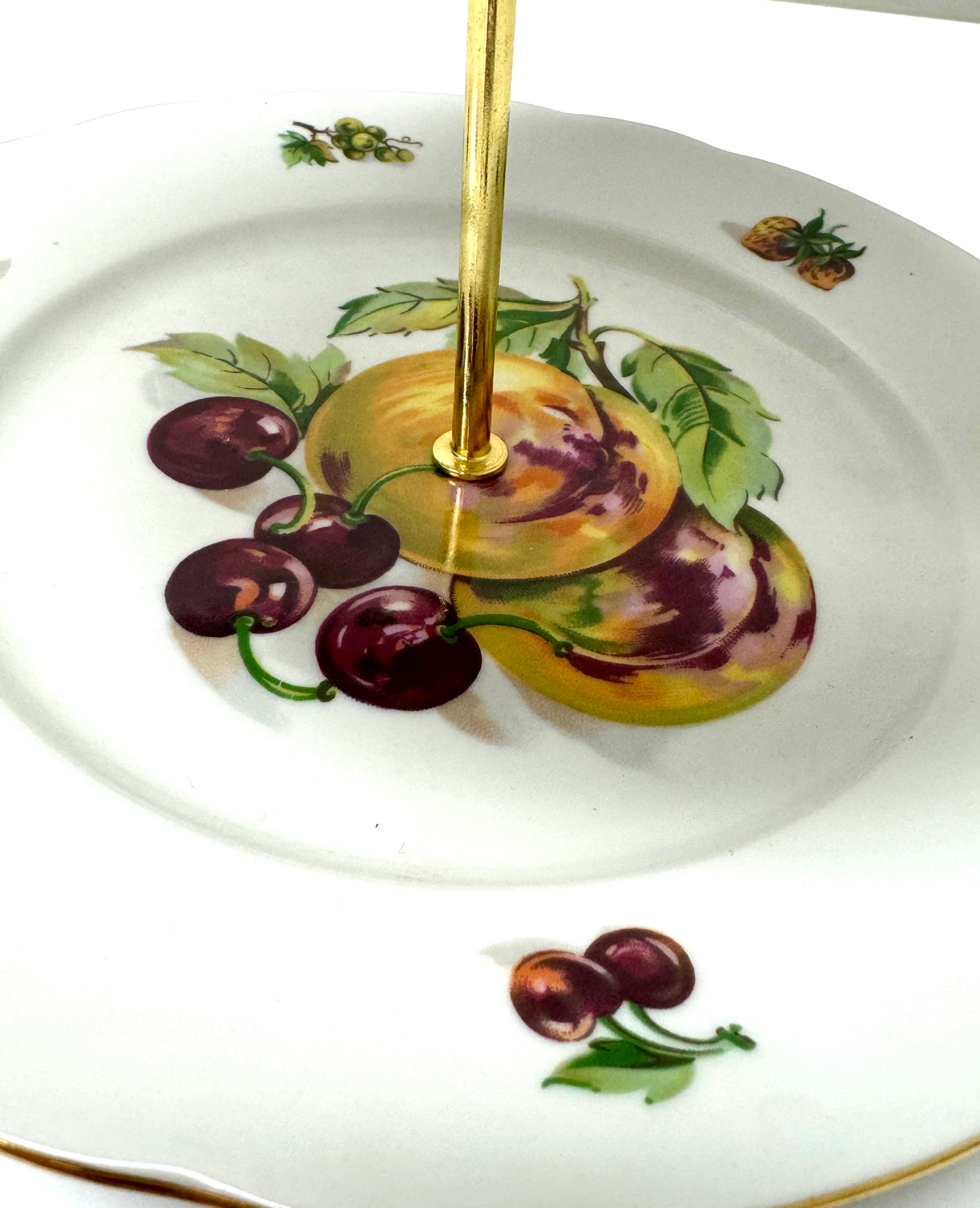 Harvest Fruit Two-tier Tray