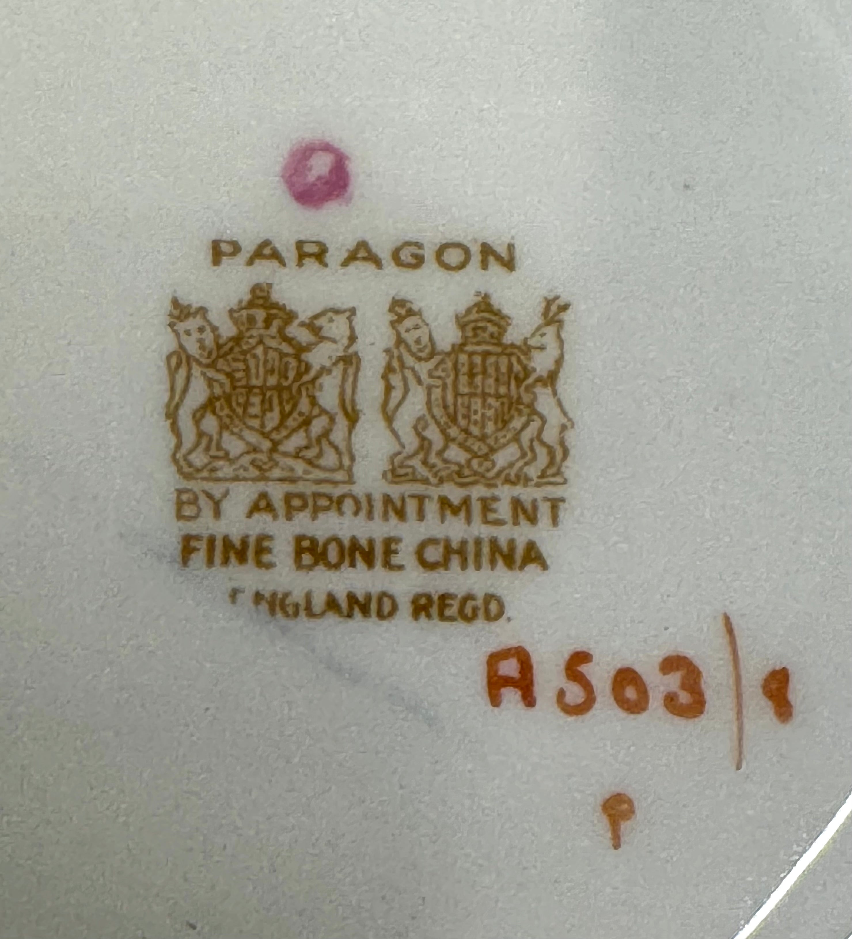 PARAGON Floral Bouquet Cup & Saucer