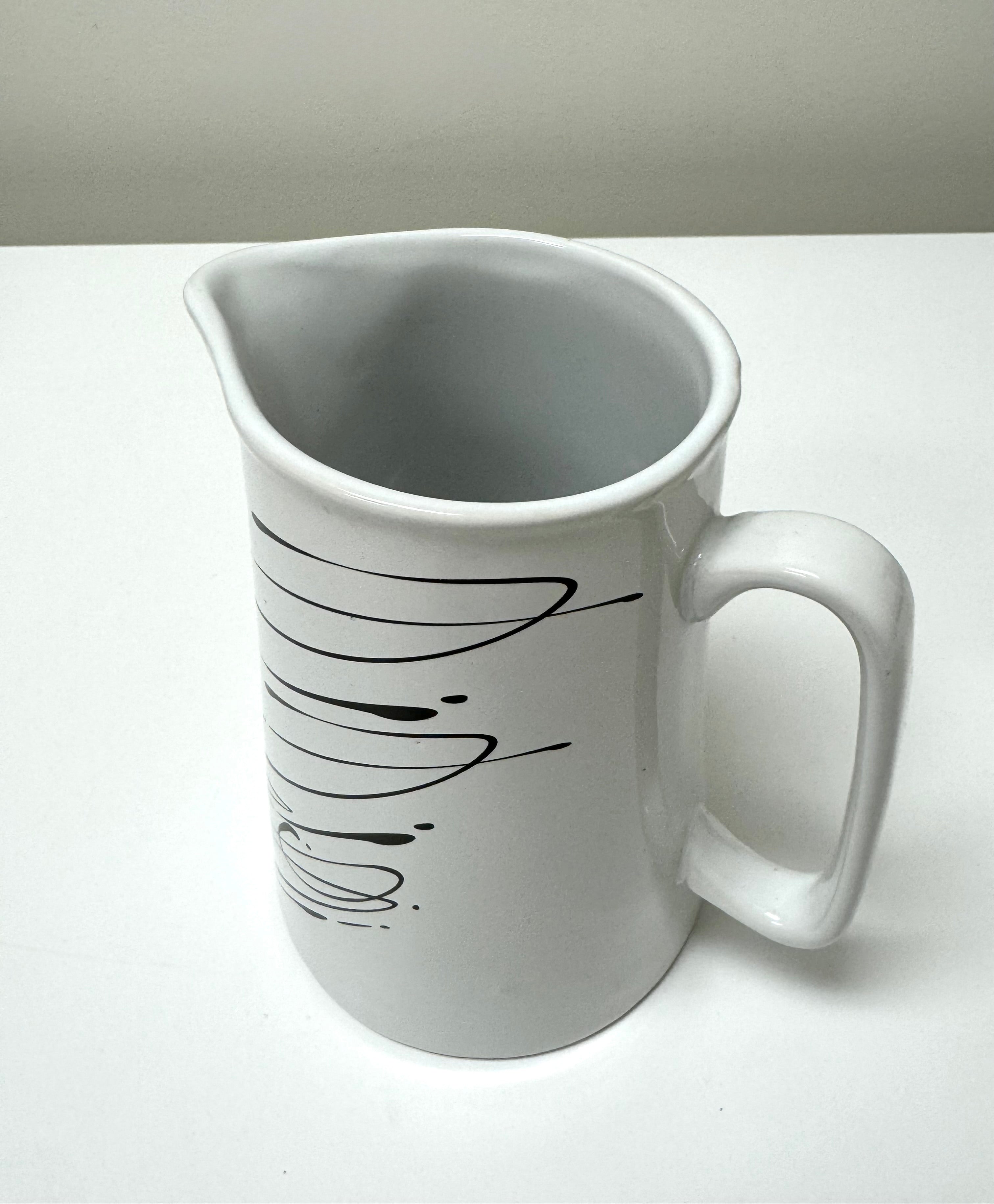 GODIVA Squiggle Chocolate Pitcher