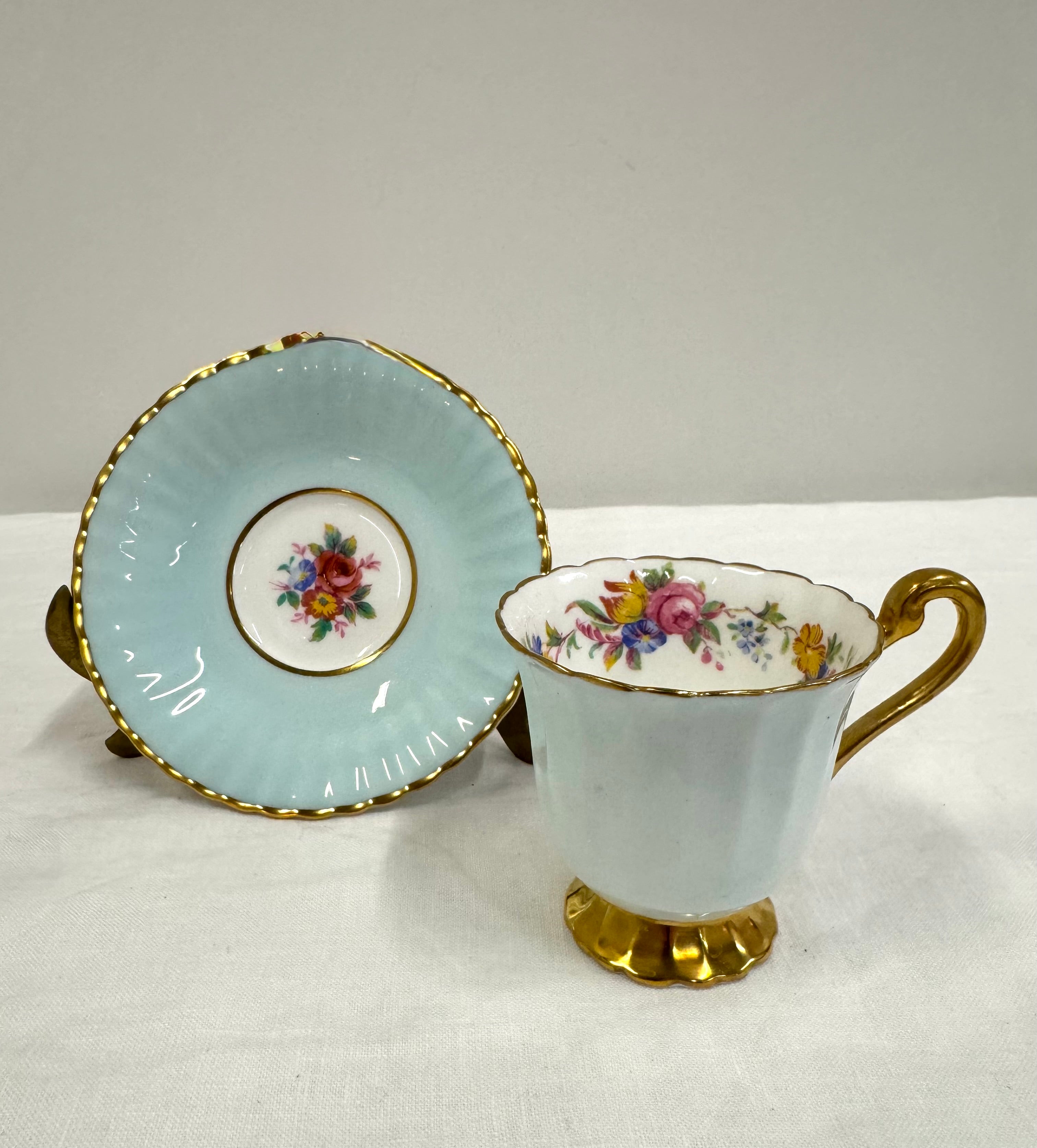 PARAGON Light Blue Cup & Saucer