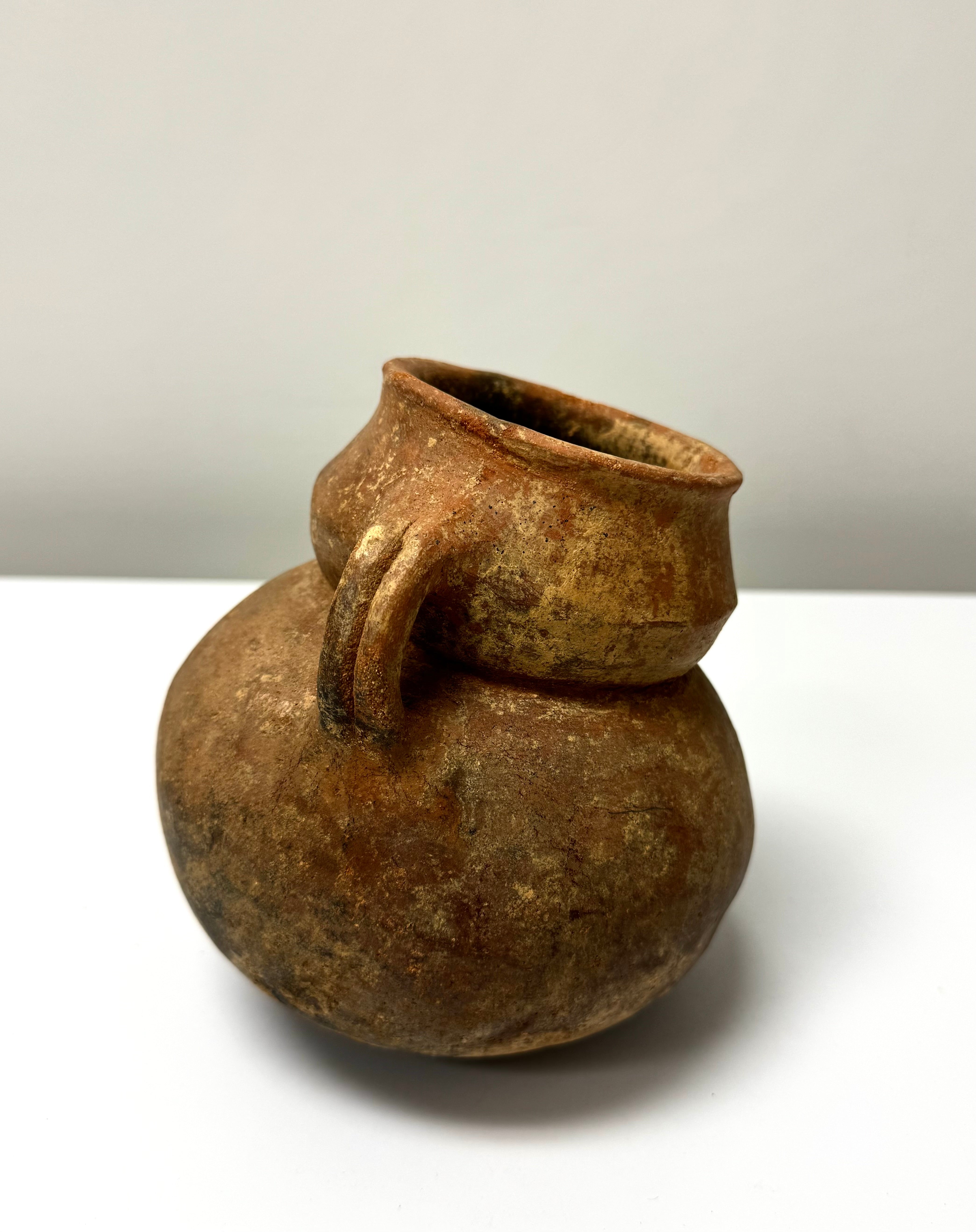 Vintage Hand-made Clay Jug
