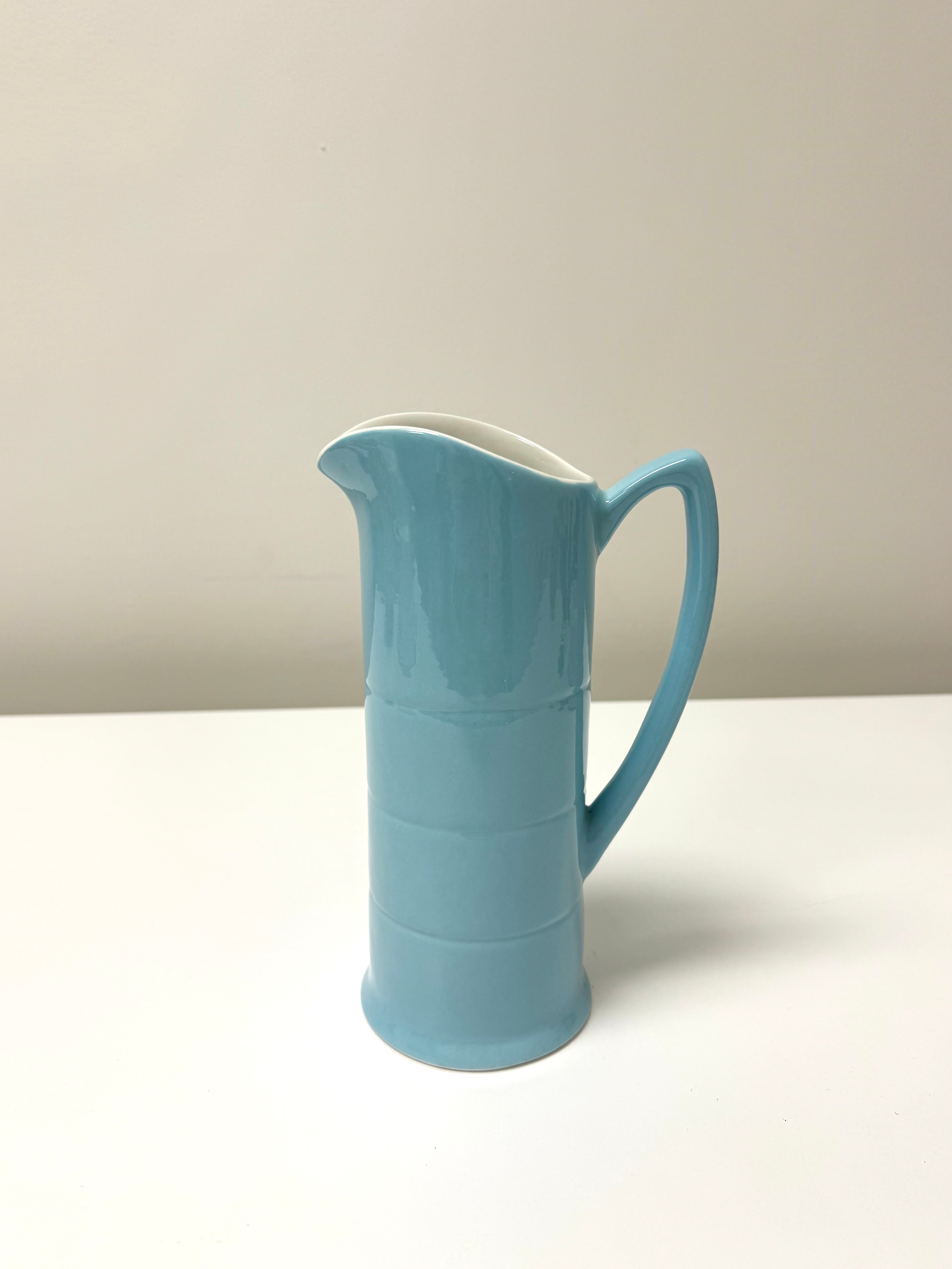 Vintage ARKLOW Blue Pottery Jug
