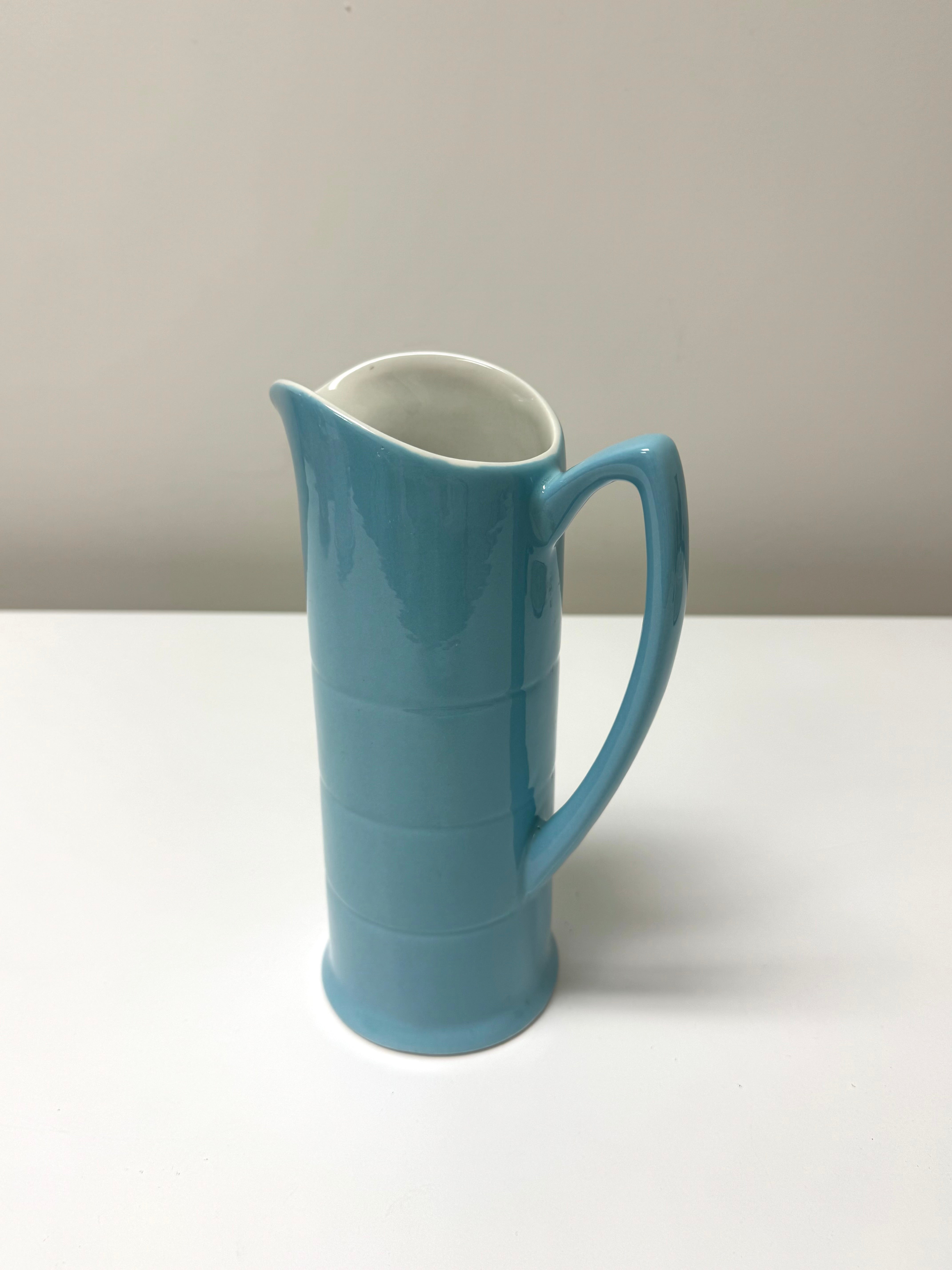 Vintage ARKLOW Blue Pottery Jug