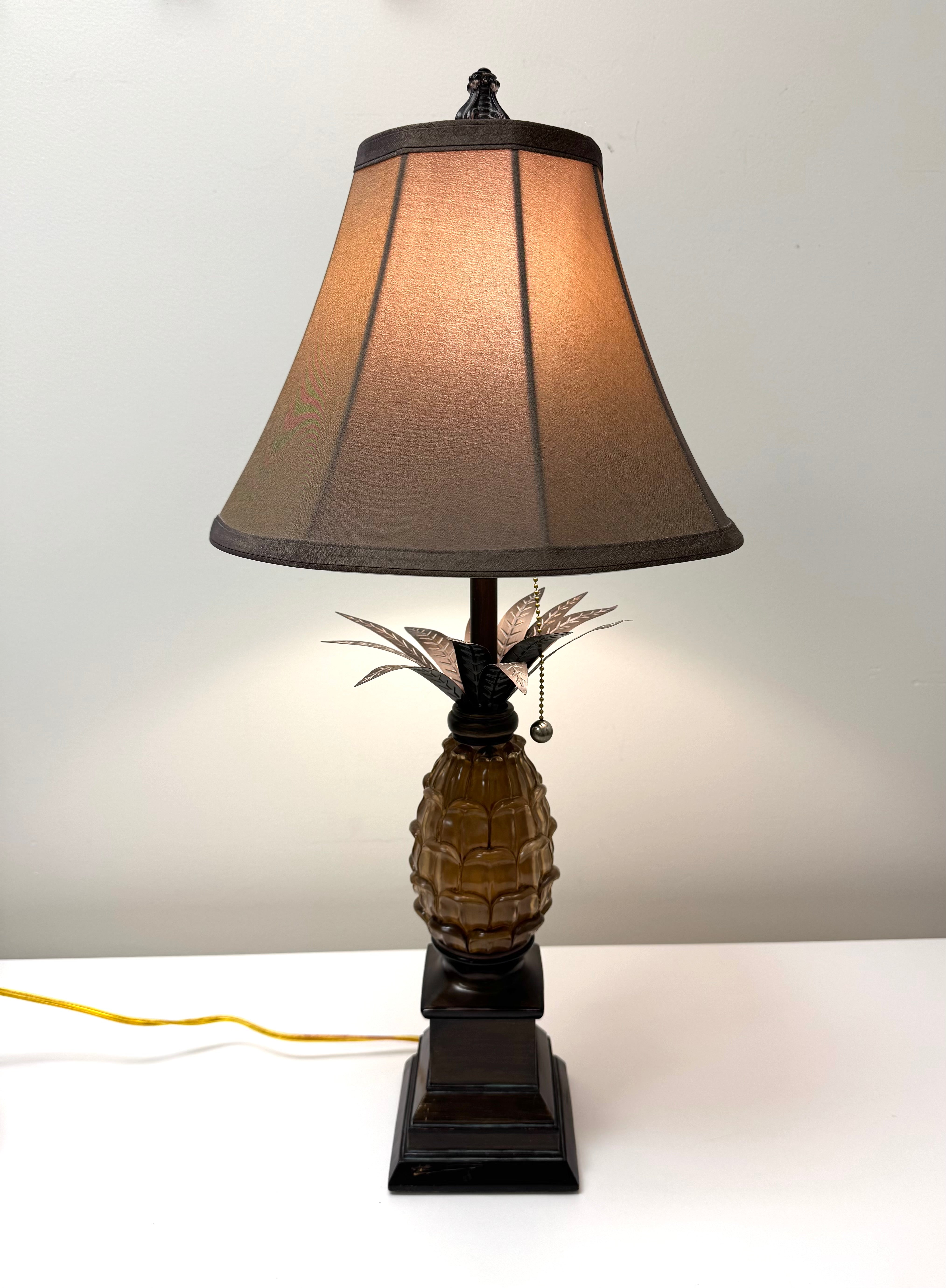 Glass Pineapple Lamp
