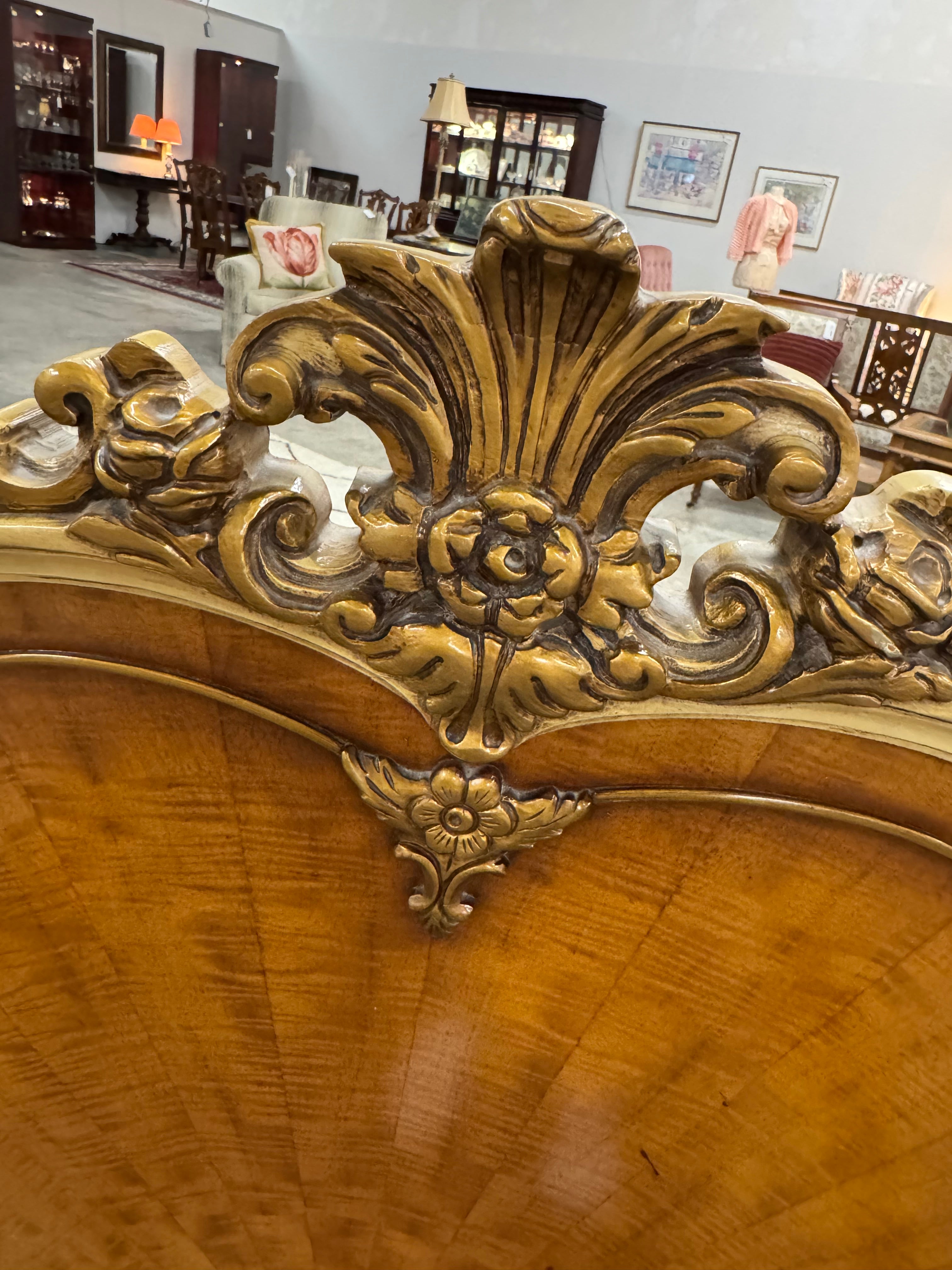 Vintage French Provincial Twin Bed