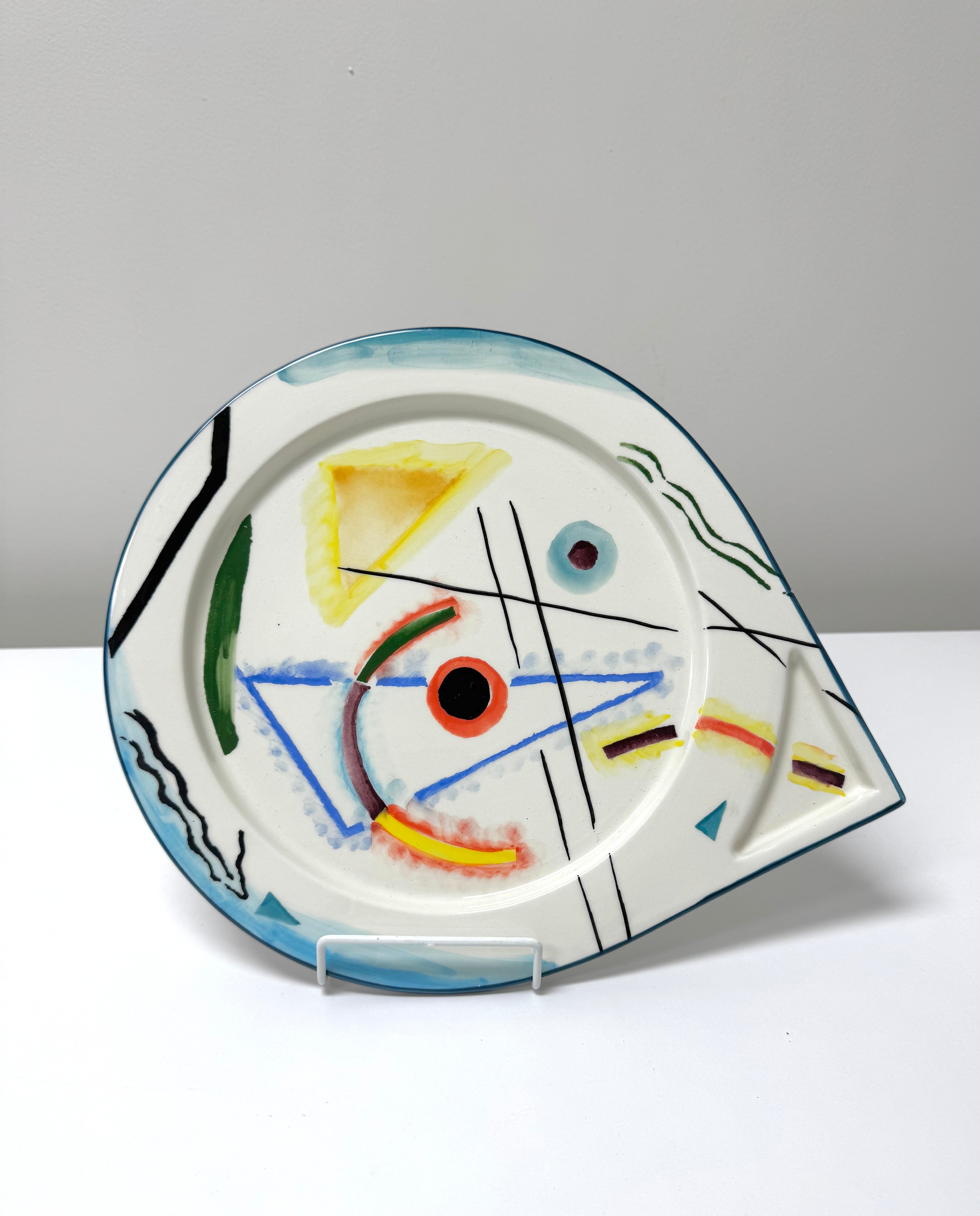 ANTICA FORNACE Abstract Serving Plate