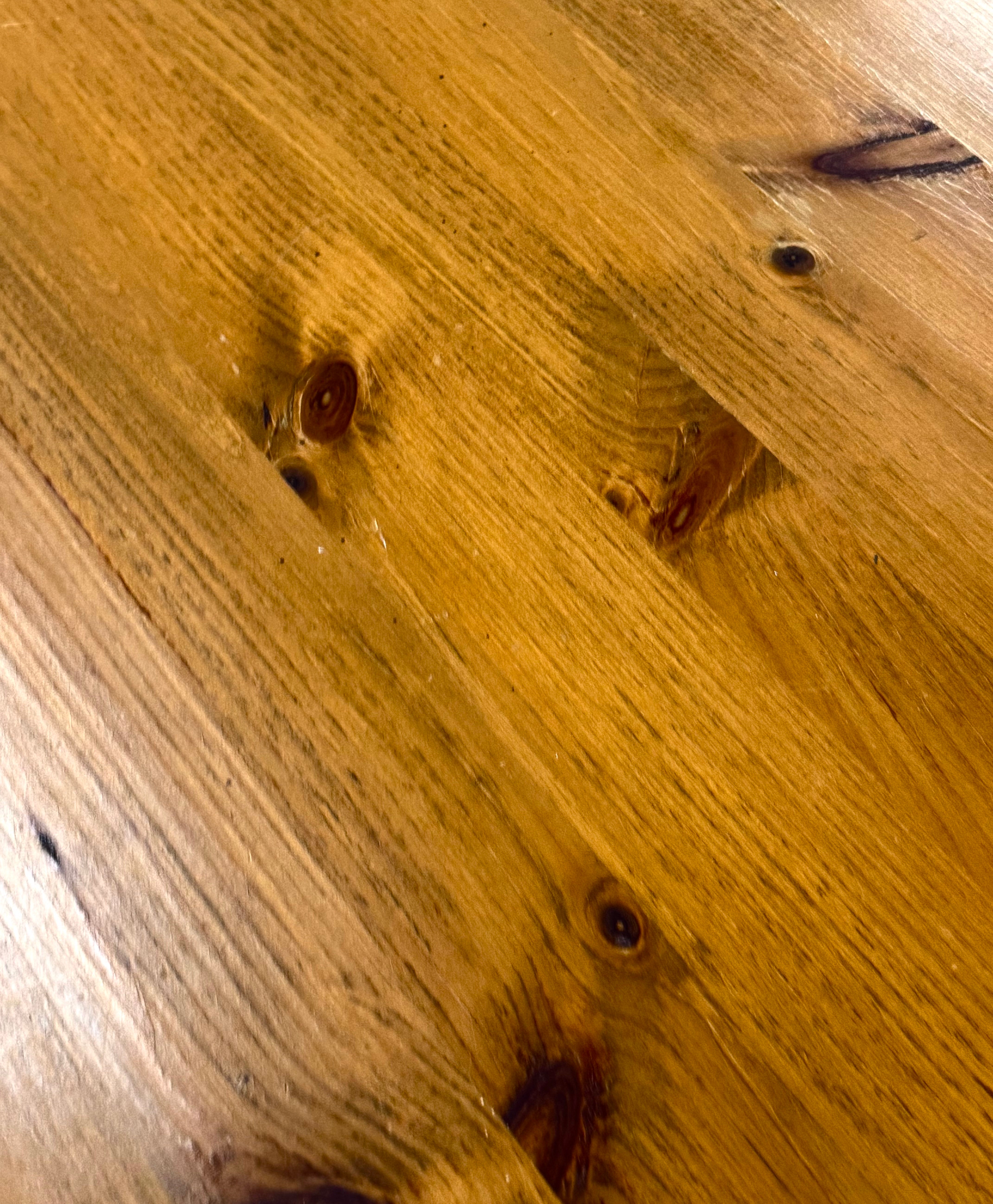 Knotty Pine Harvest Table