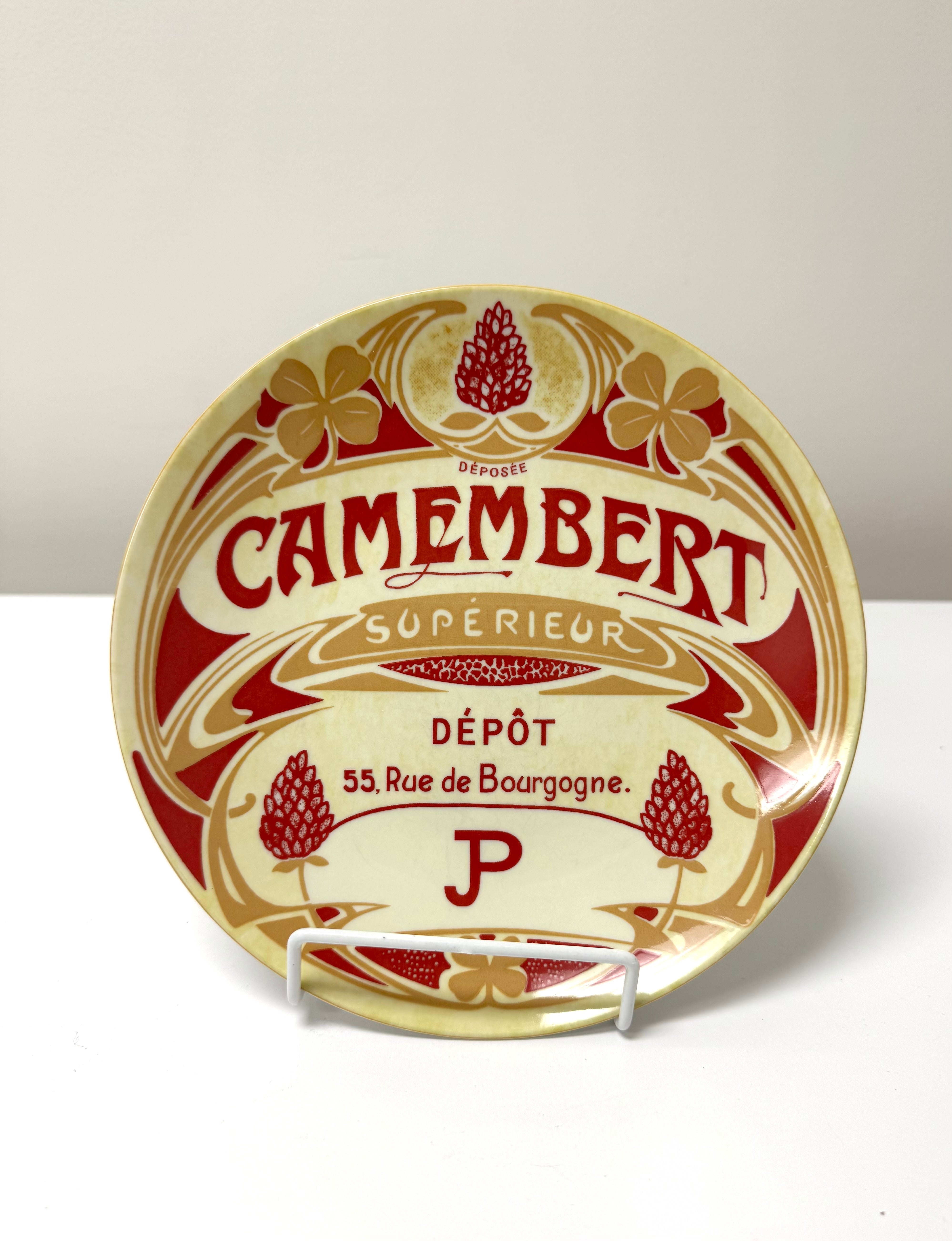 Vintage BIA 'Camembert' 8" Plates Set of 7