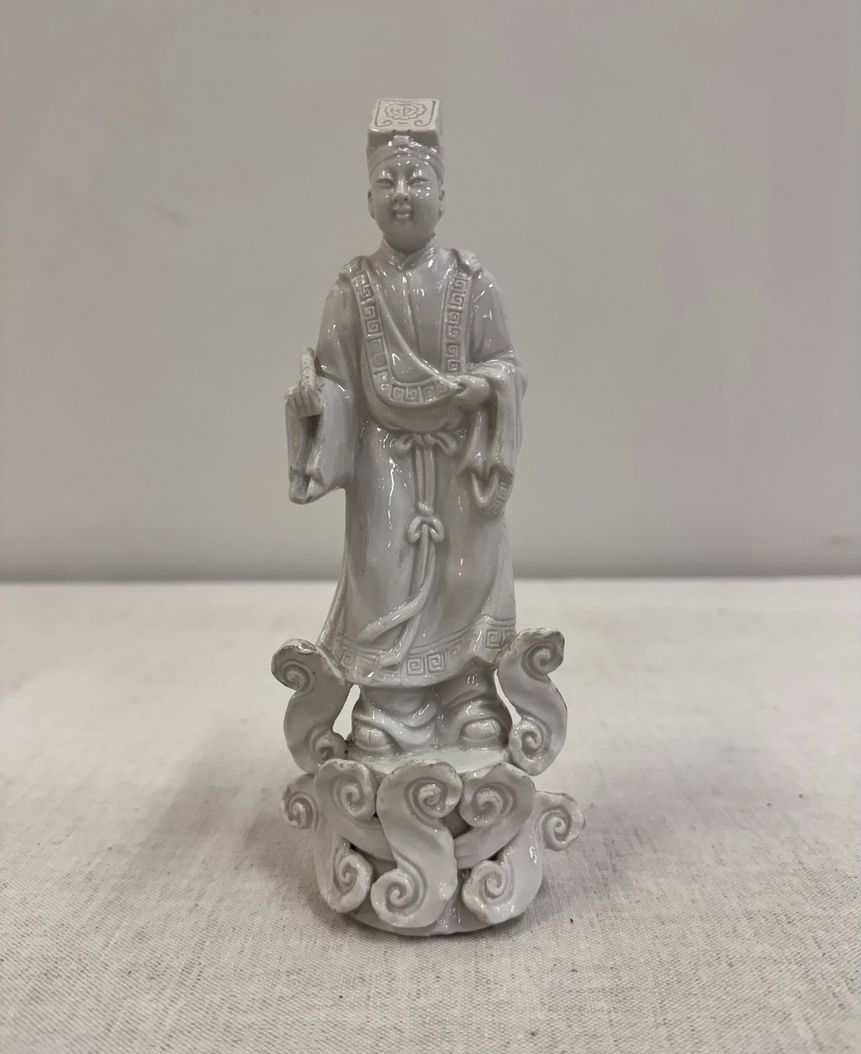Vintage Blanc de Chine Chinese Figurine