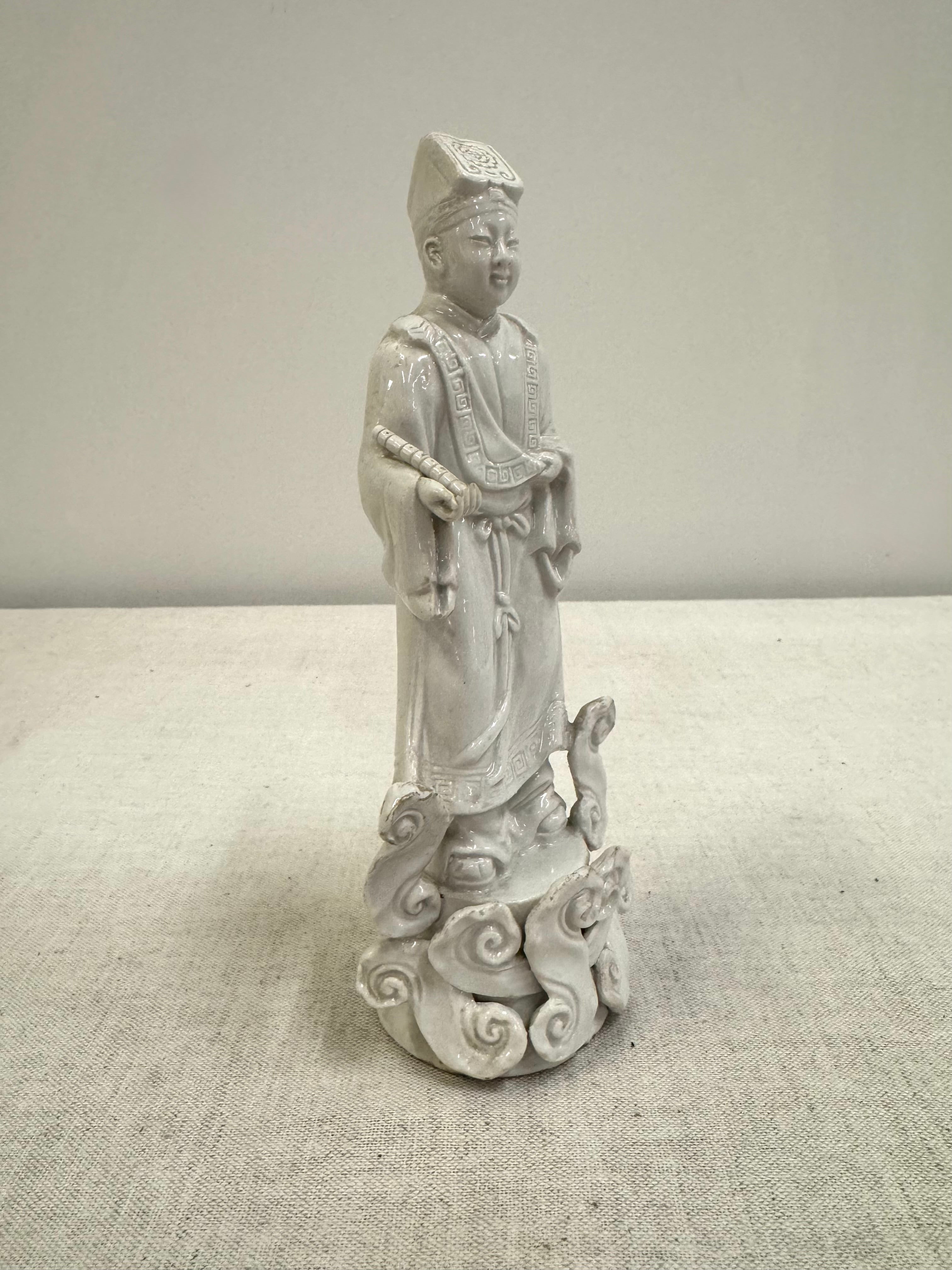 Vintage Blanc de Chine Chinese Figurine