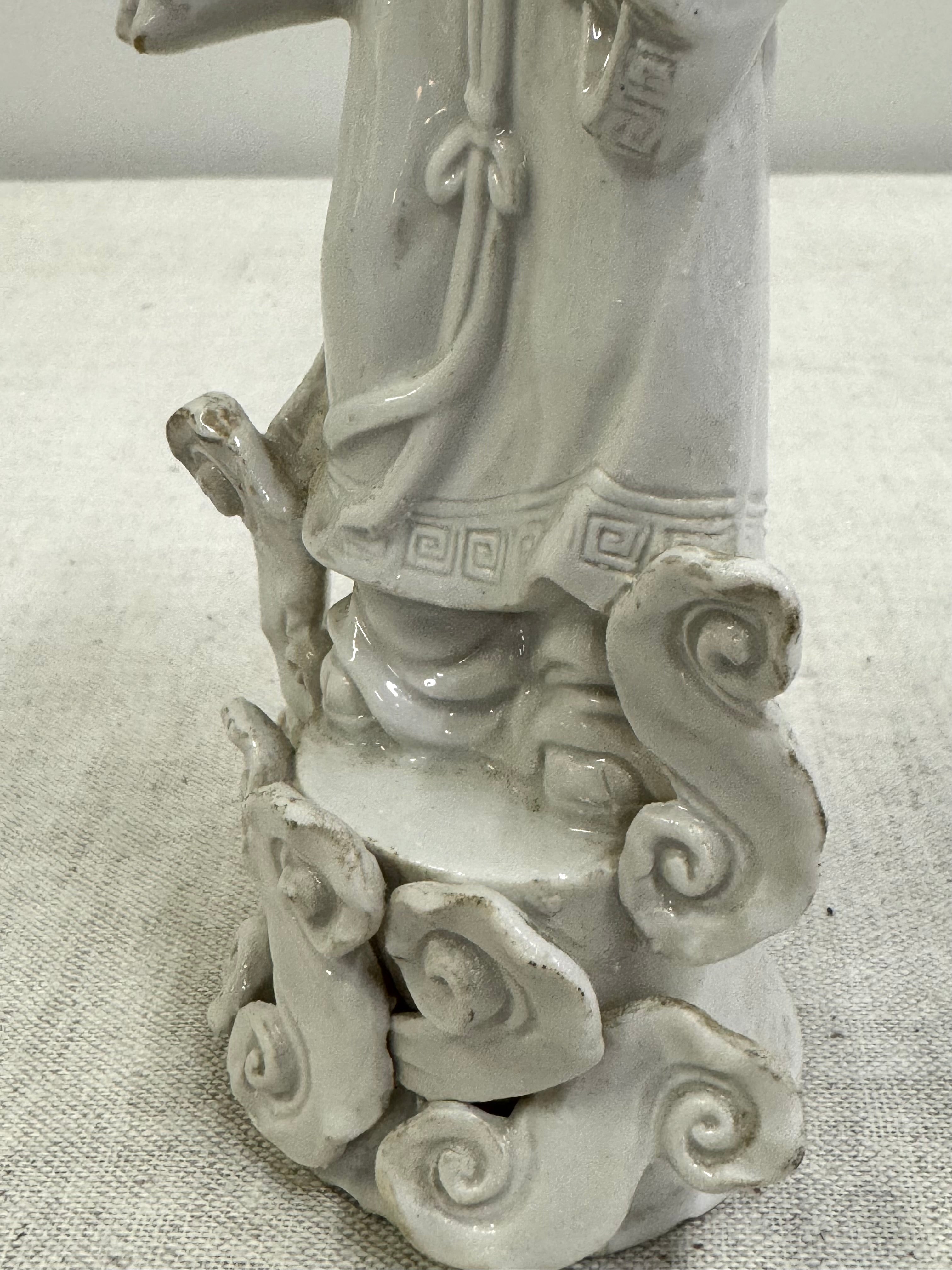 Vintage Blanc de Chine Chinese Figurine