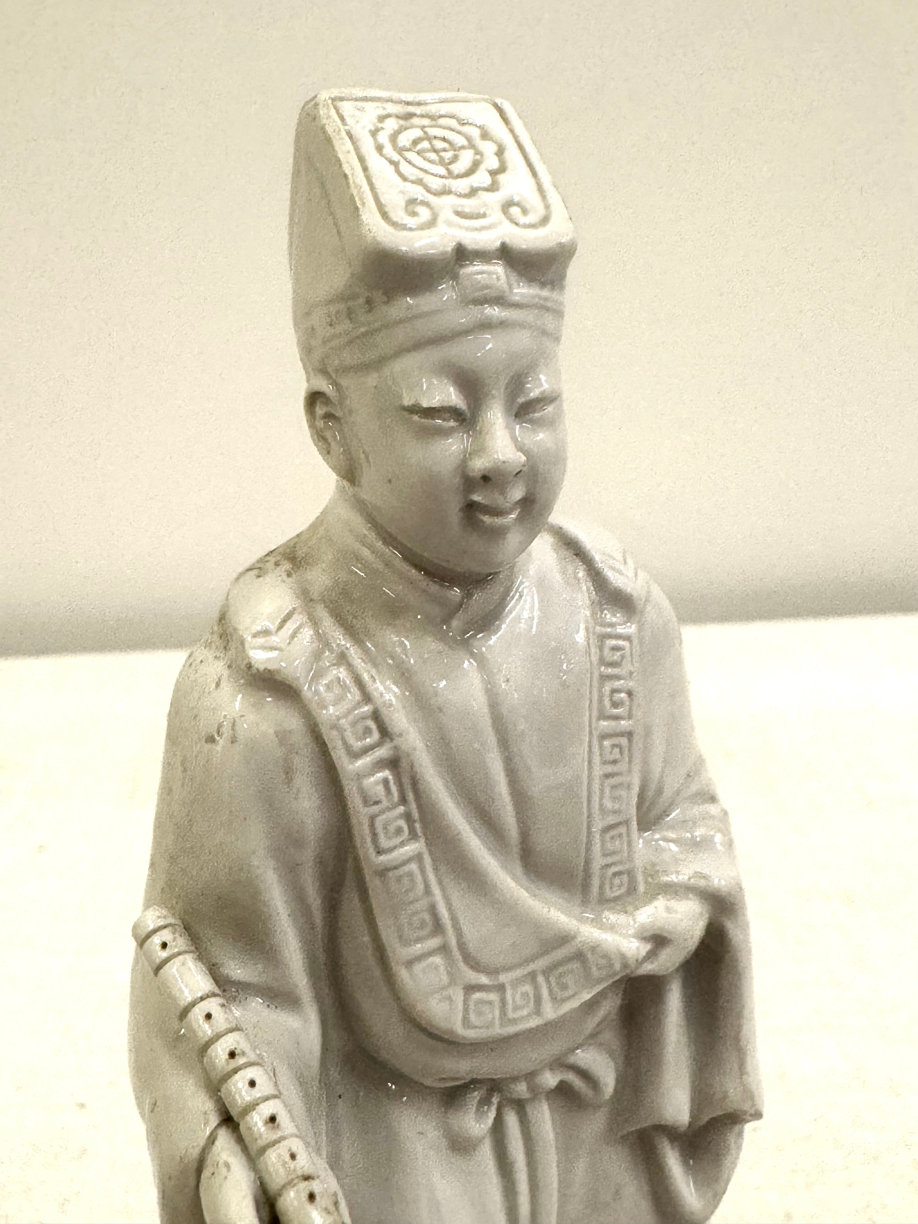 Vintage Blanc de Chine Chinese Figurine