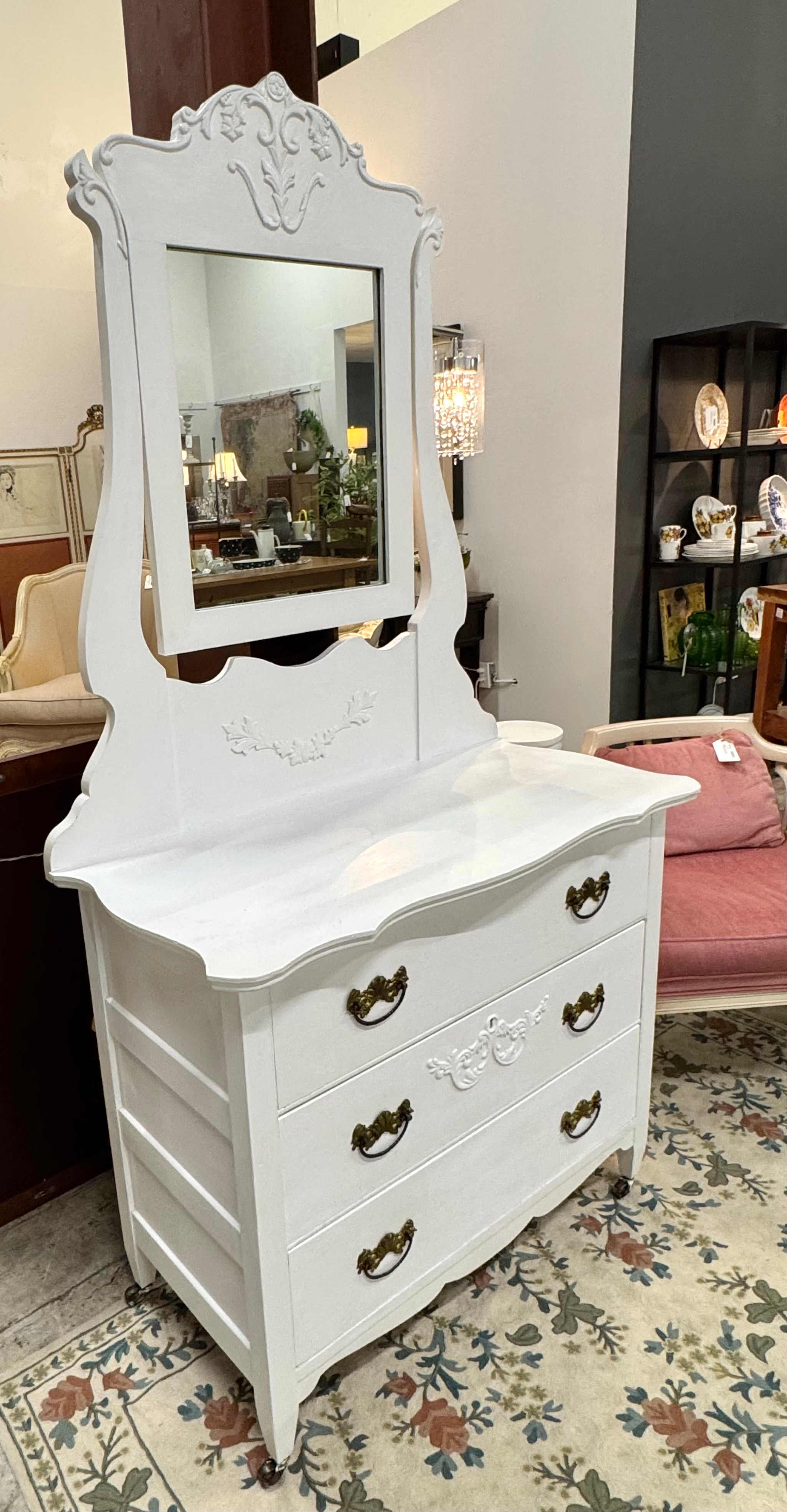 Vintage Dresser with Mirror