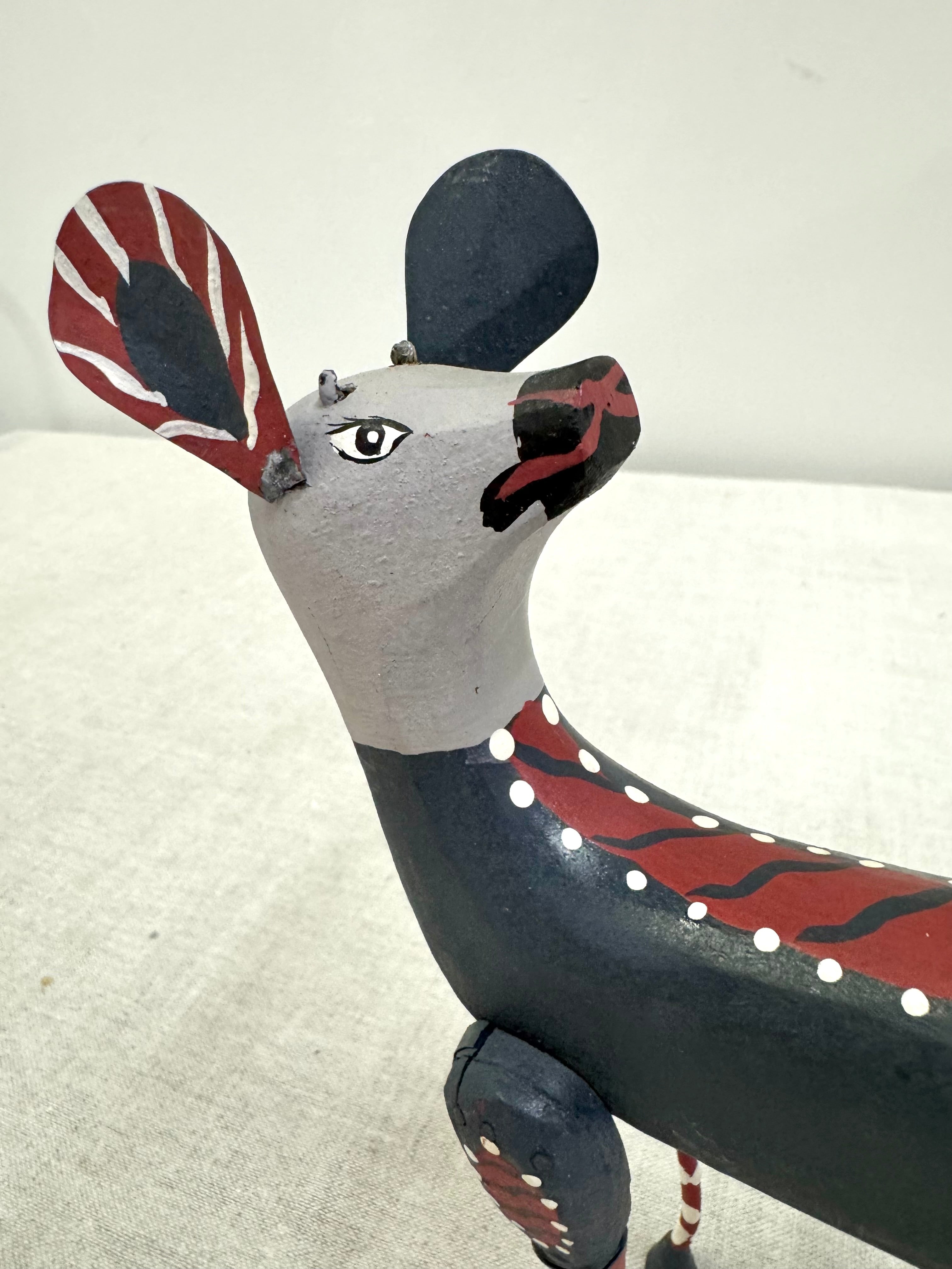 Spotted Deer Folk Art Figure