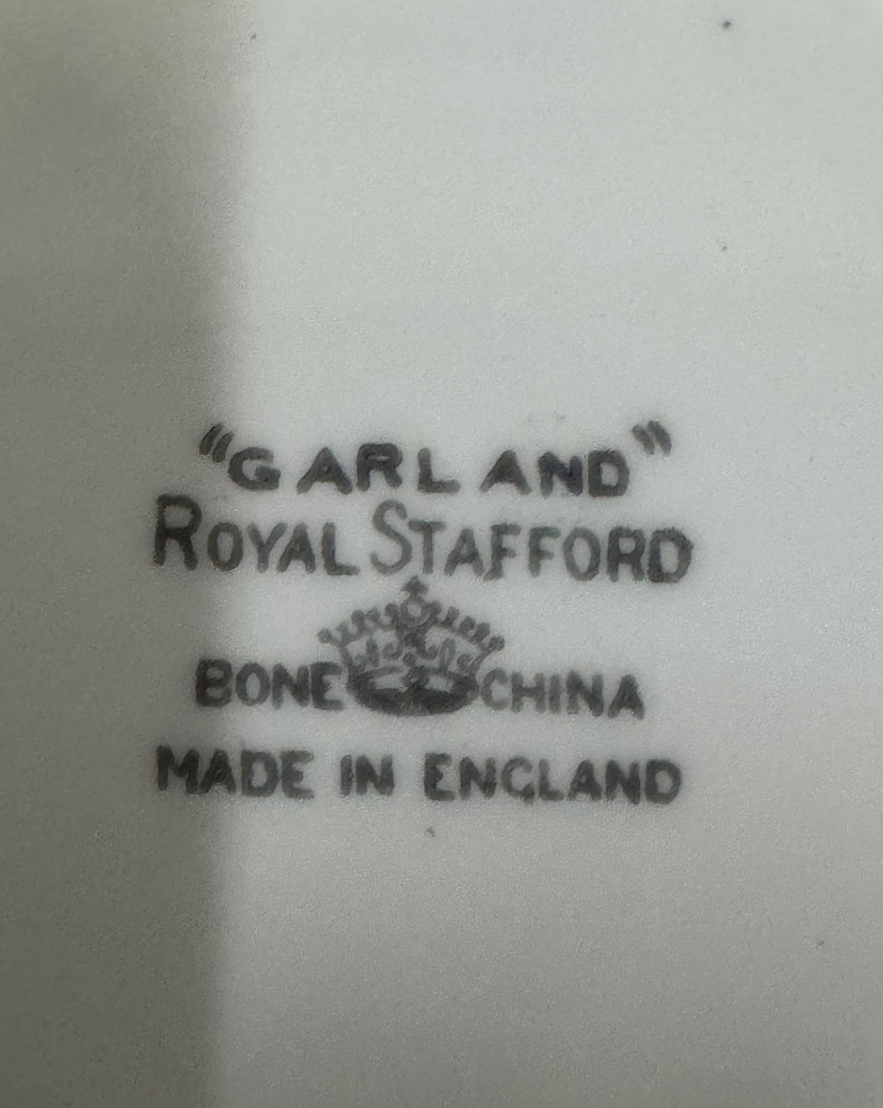 ROYAL STAFFORD 'Garland' Cup & Saucer