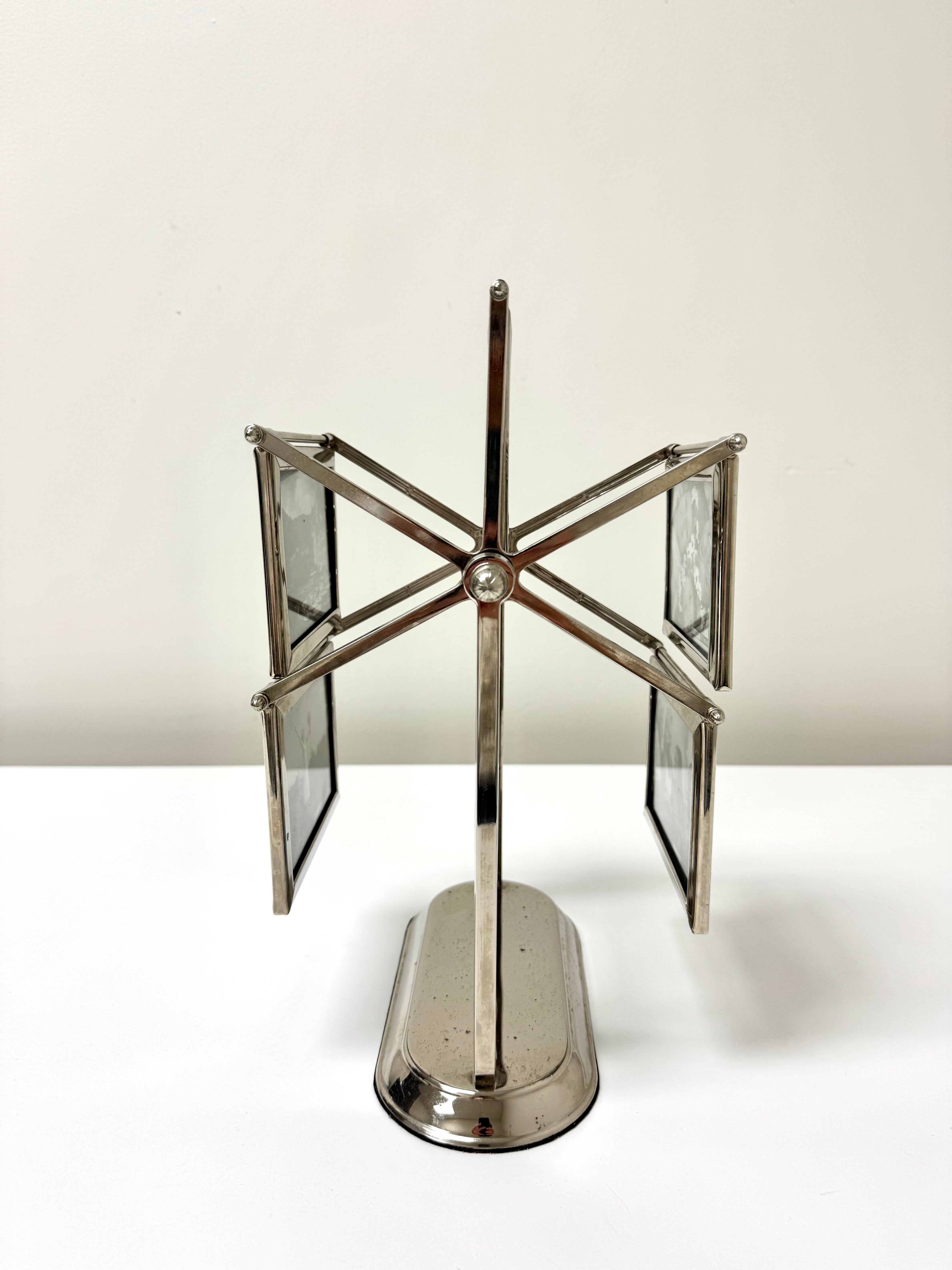 PAPYRUS Polished Nickel Carousel Photo Frames
