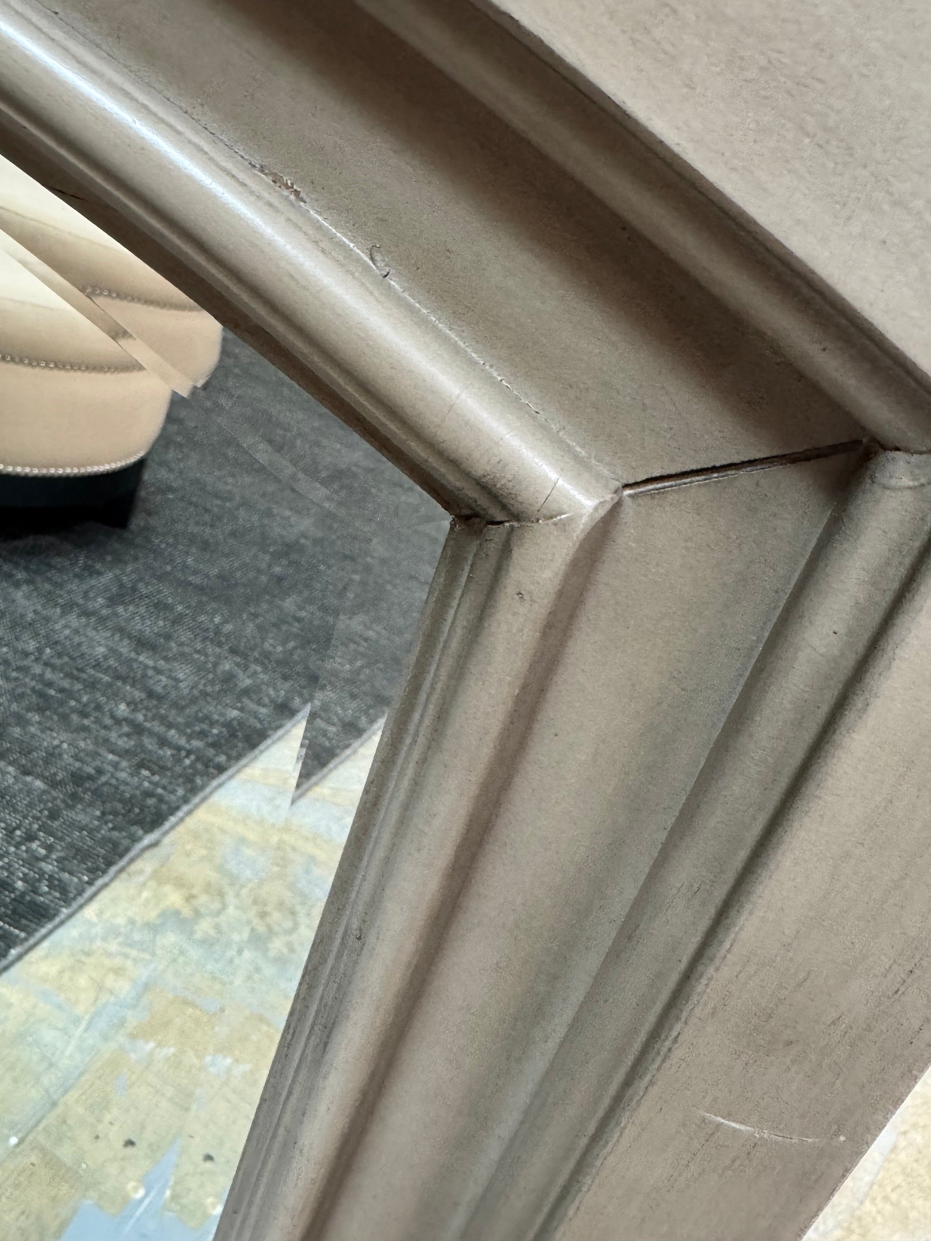 Gray Arch-top Mirror