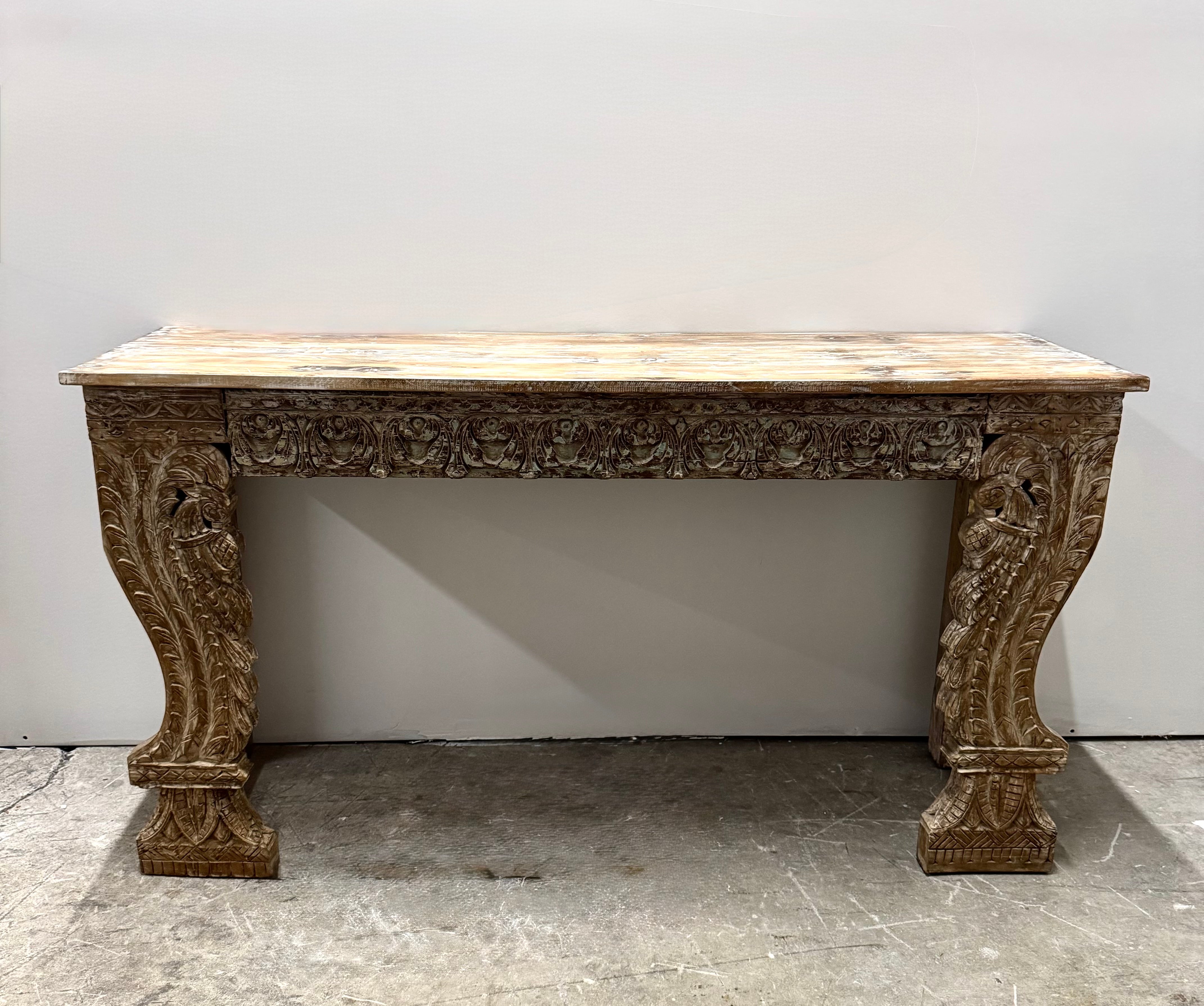 Carved Indonesian Console