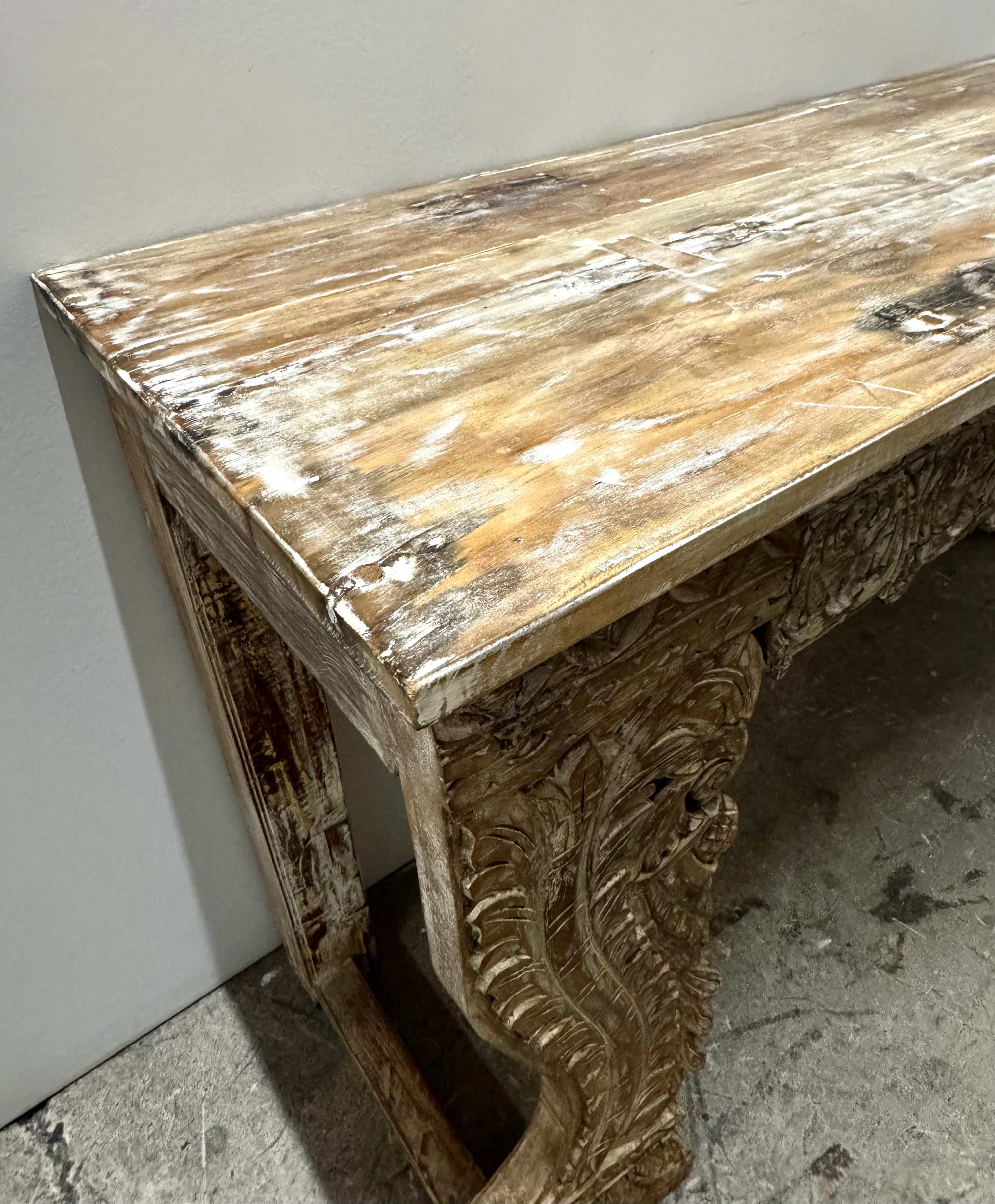 Carved Indonesian Console