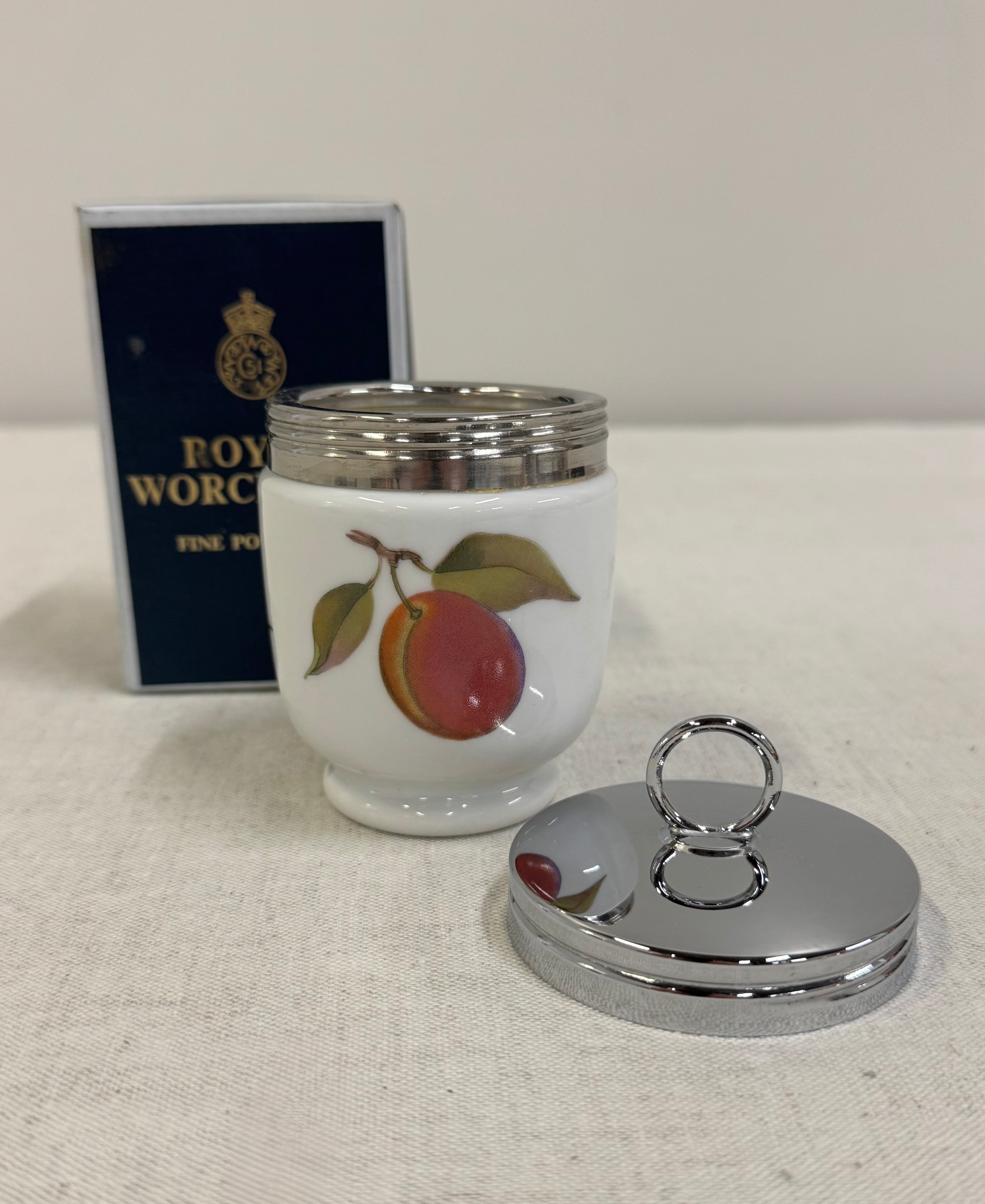 ROYAL WORCESTER 'Evesham' Double Egg Coddler