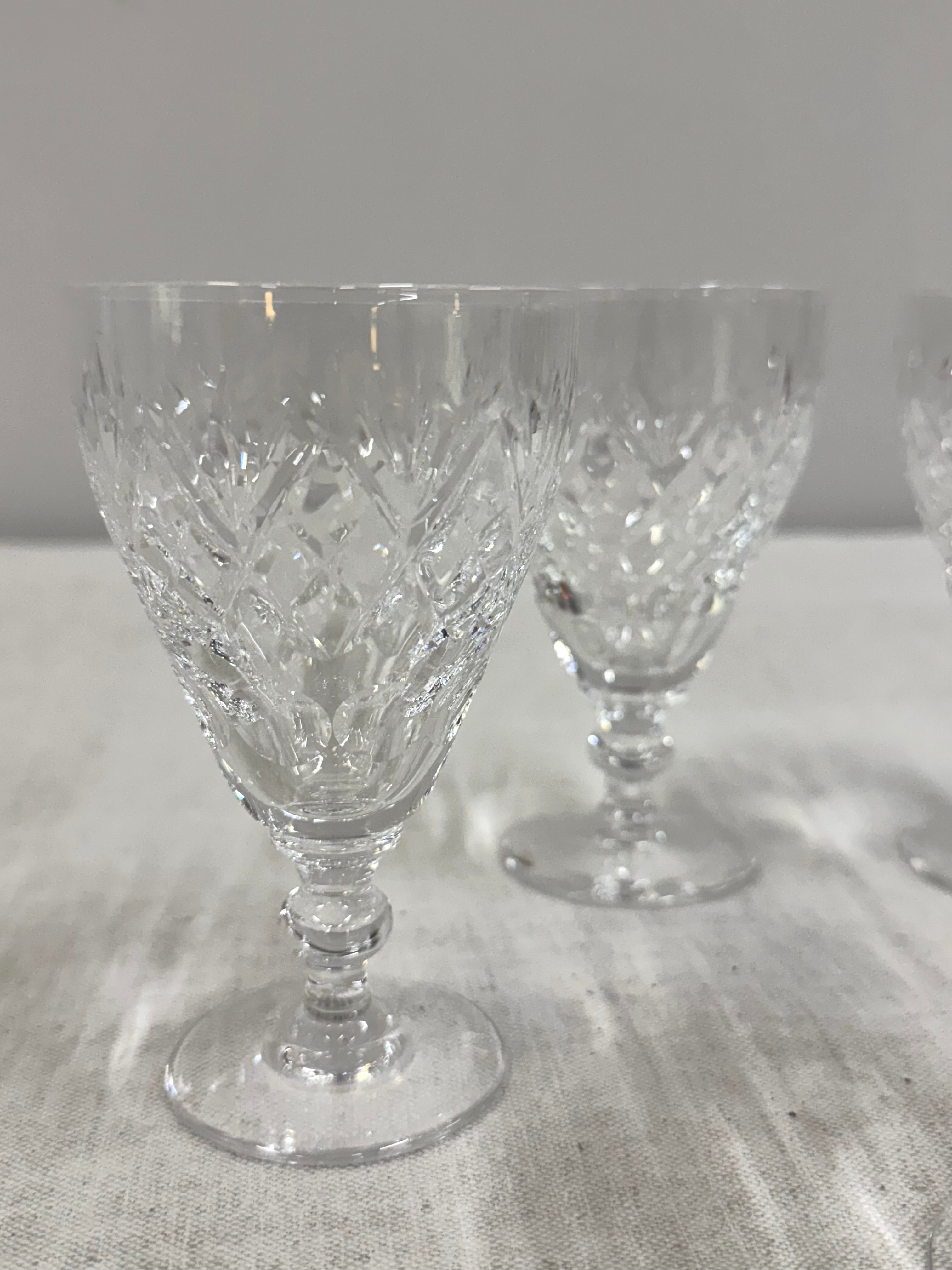 WEBB CORBETT Crystal Juice Glasses Set of 4