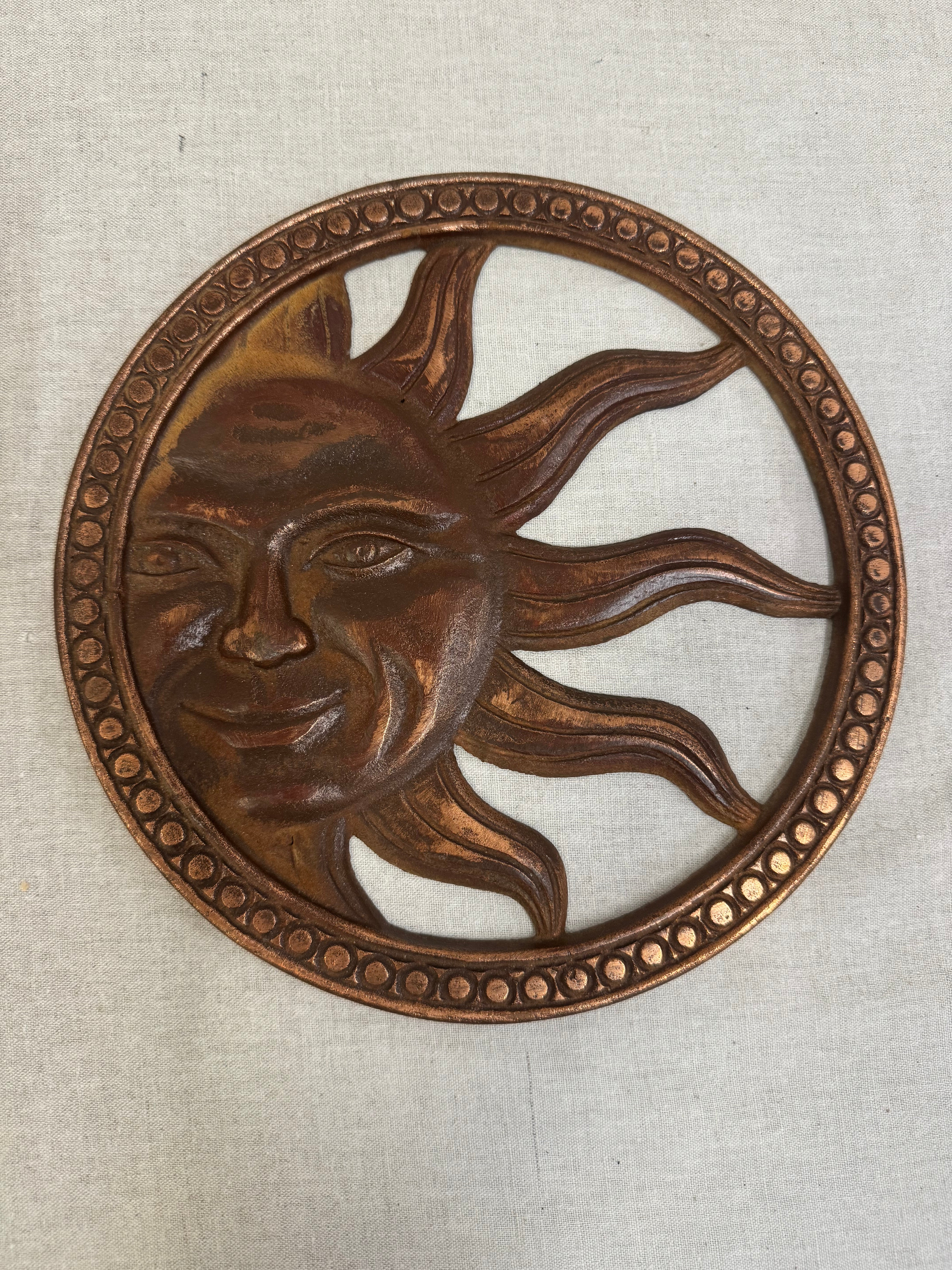 Copper Sun 12" Stepping Stone