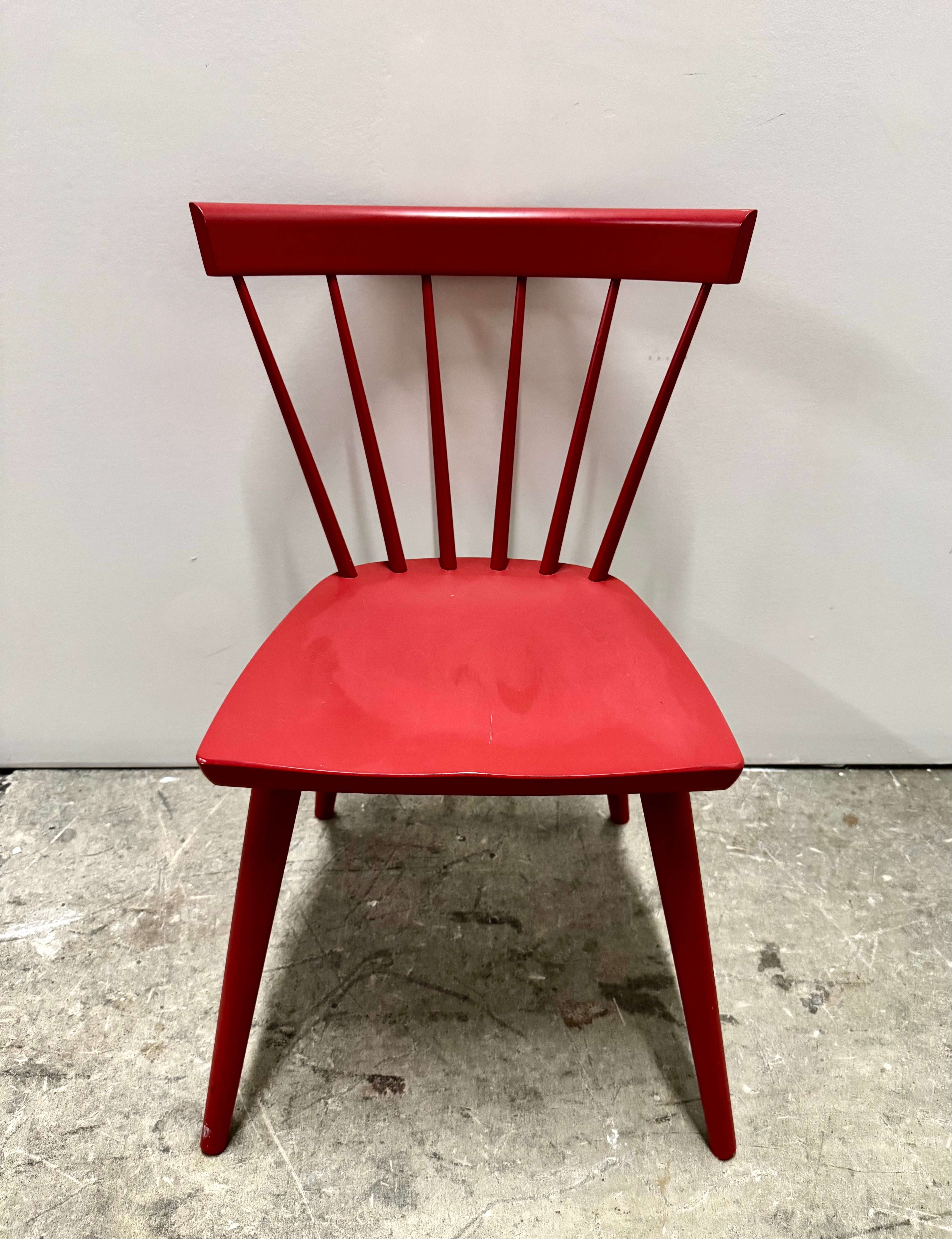 Red Windsor Chair