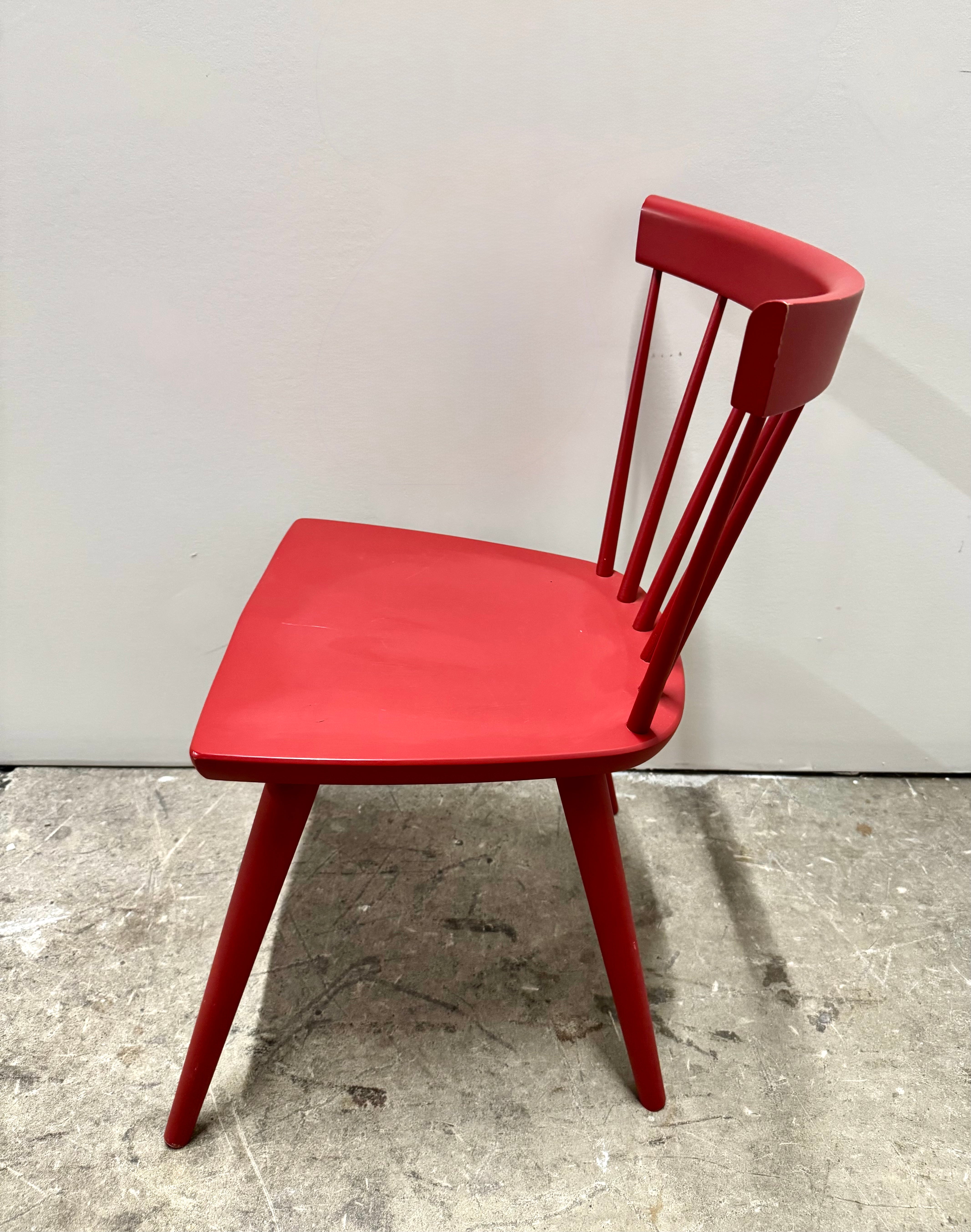 Red Windsor Chair