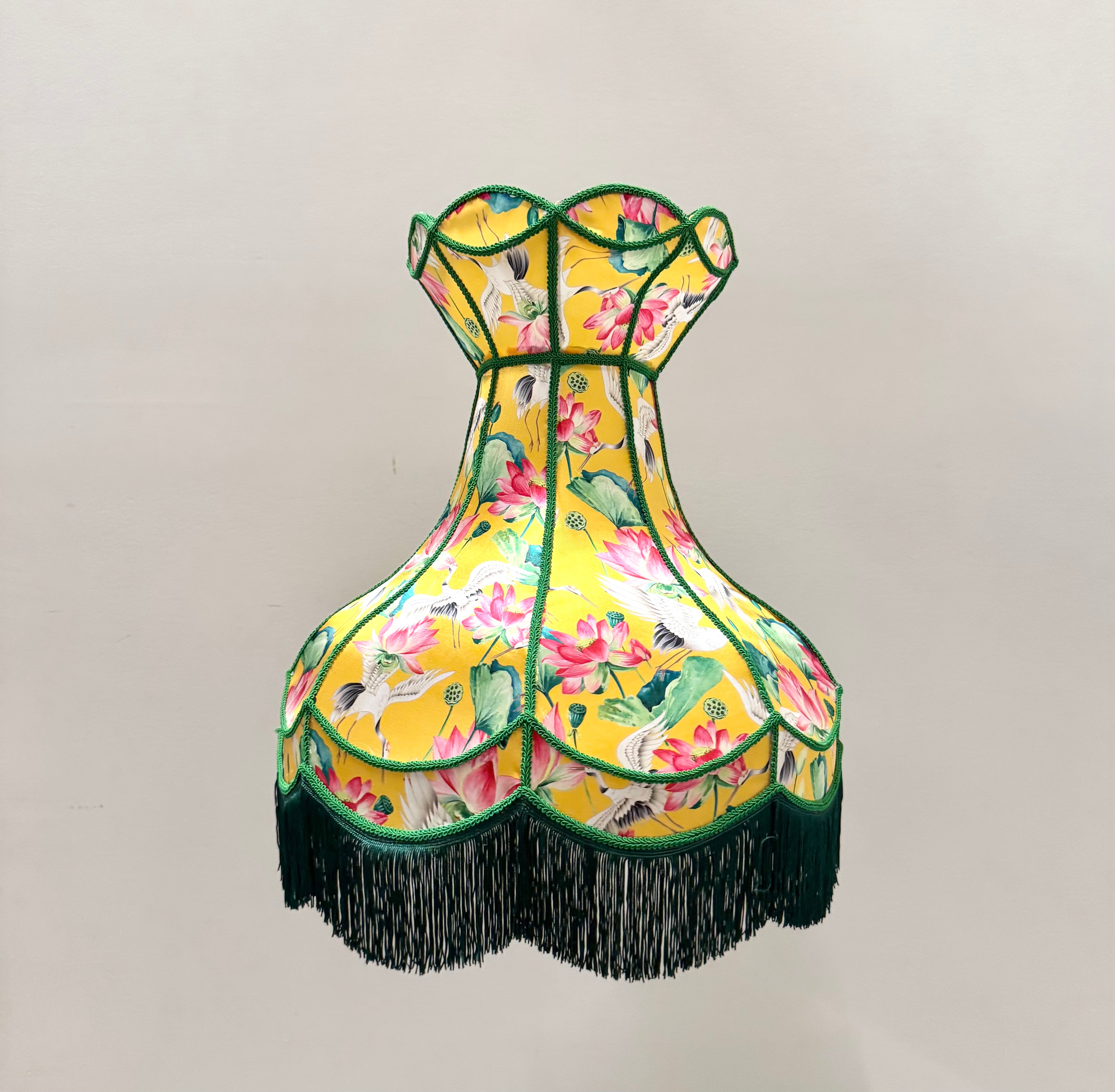 Custom Victorian Silk Lampshade