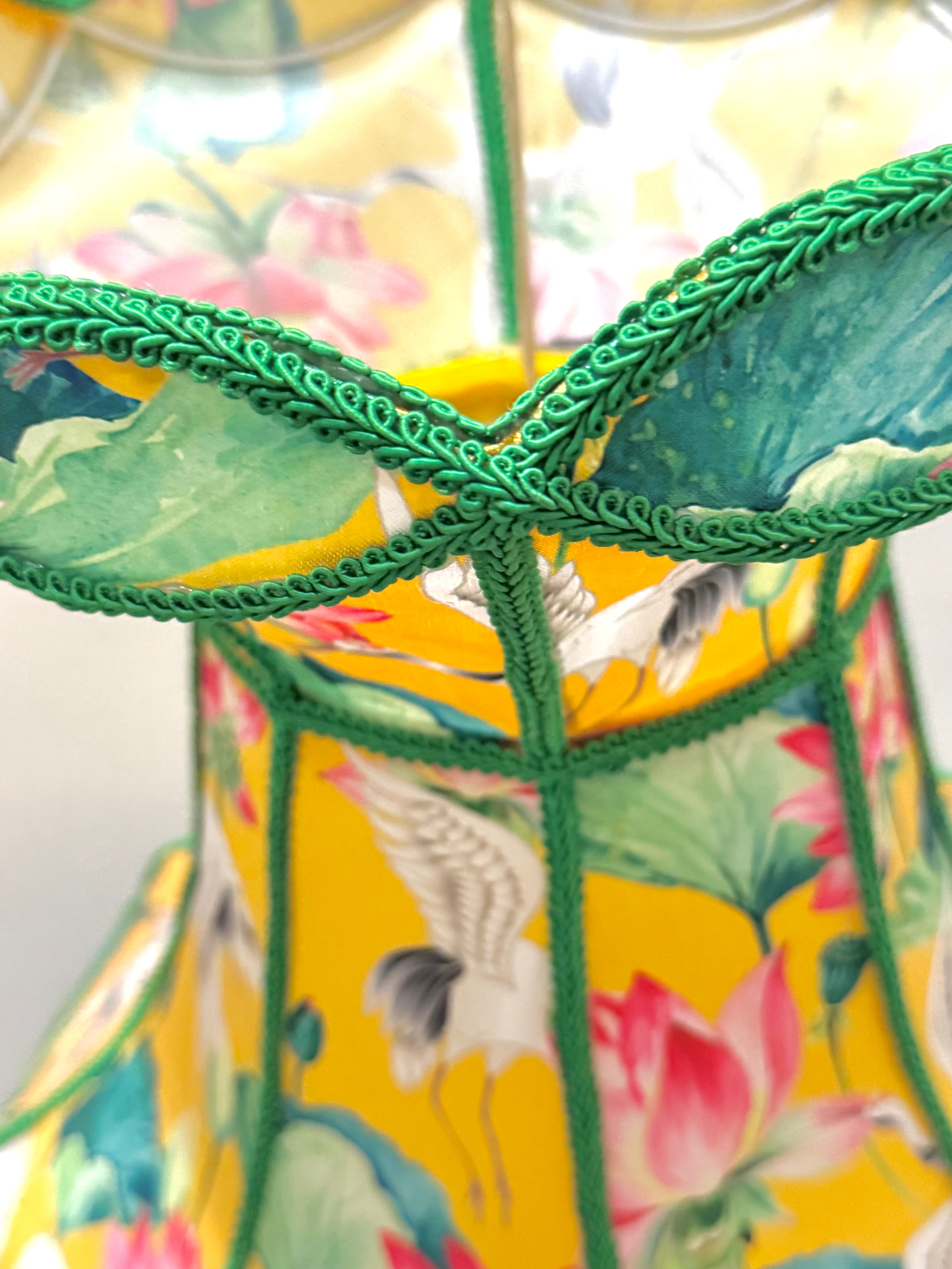 Custom Victorian Silk Lampshade
