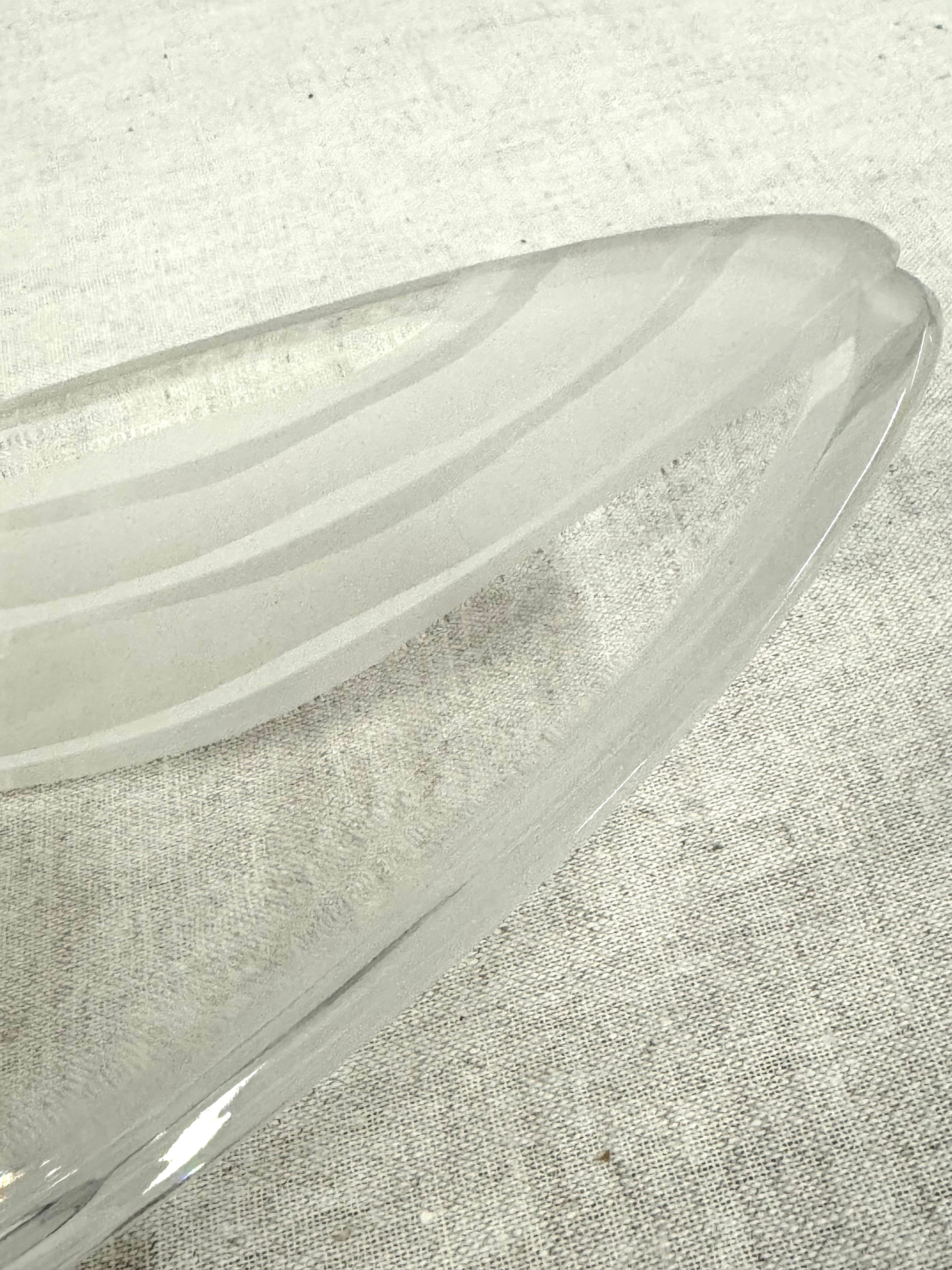 Sculptural Glass Bowl