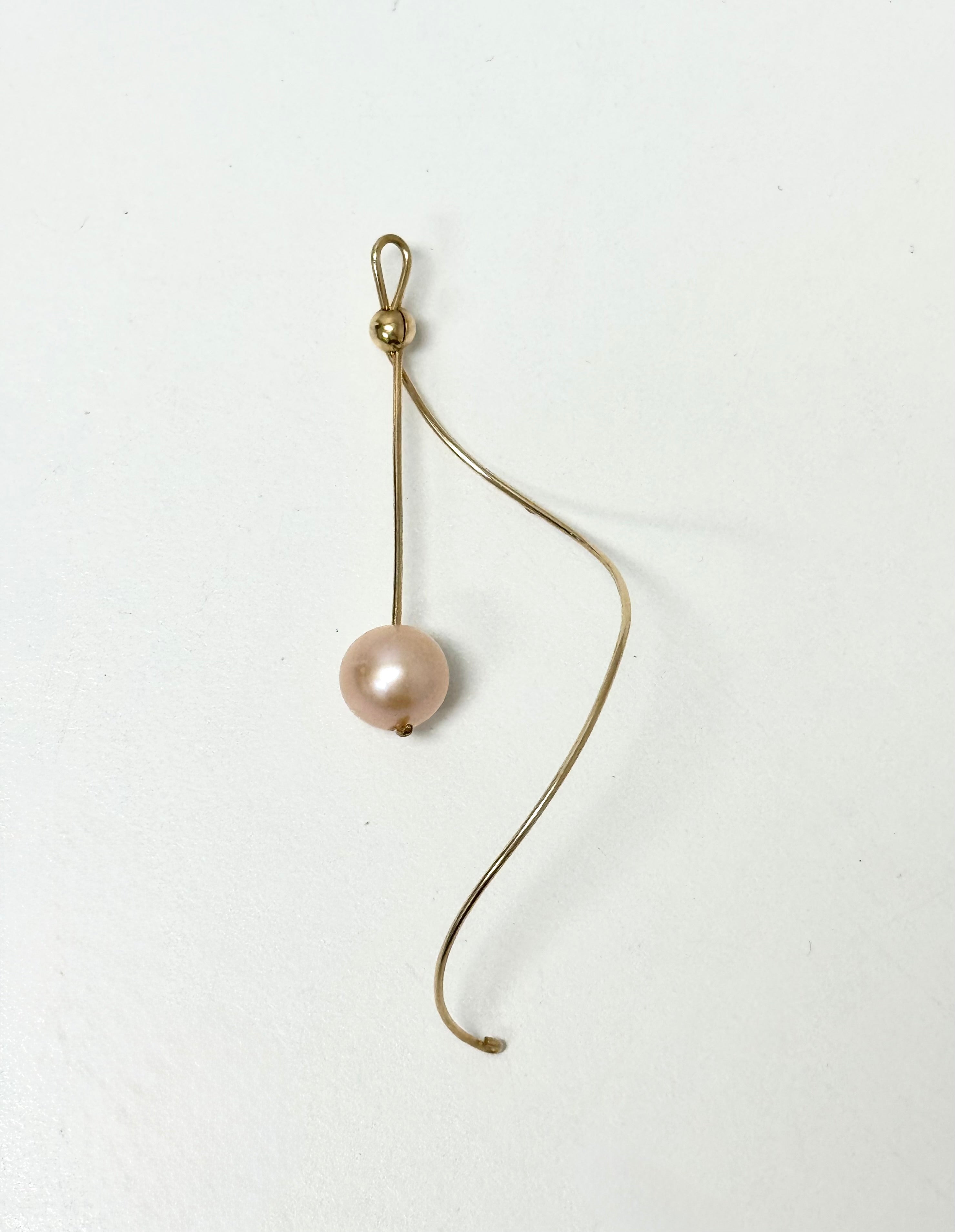 Pink Pearl Swirl Pendant