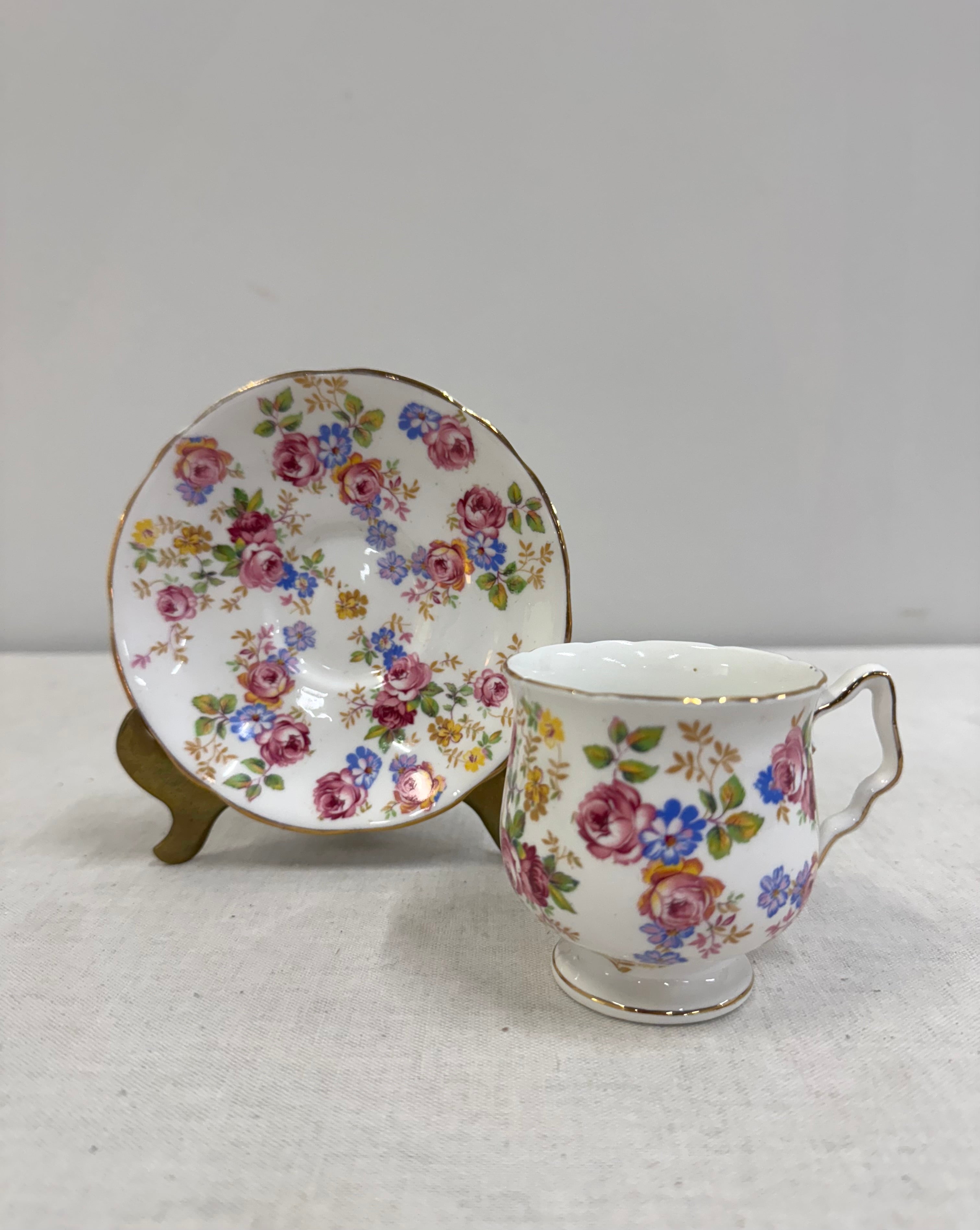 ROYAL STAFFORD 'June Roses' Cup & Saucer