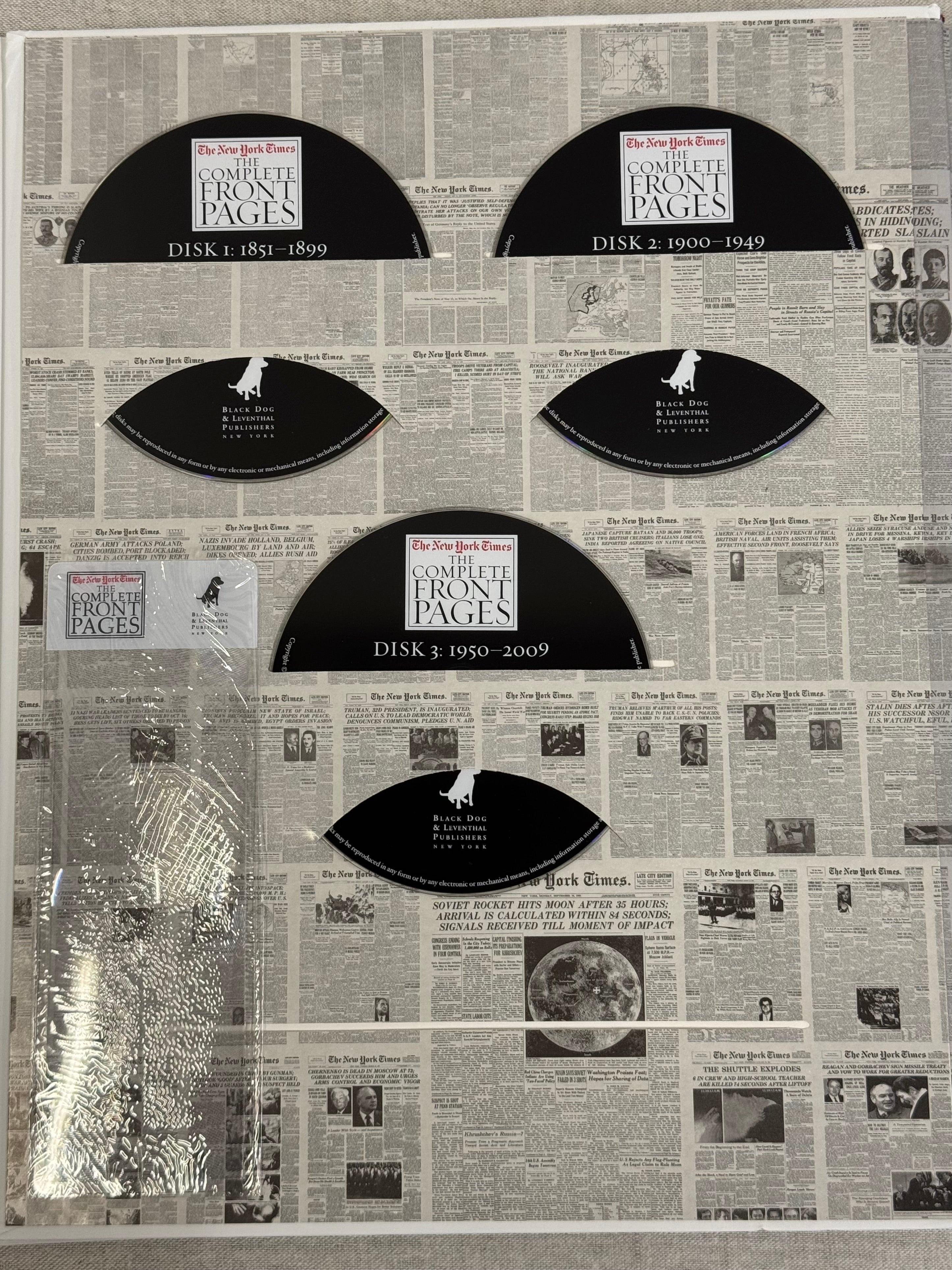 'New York Times The Complete Front Pages' Hardcover