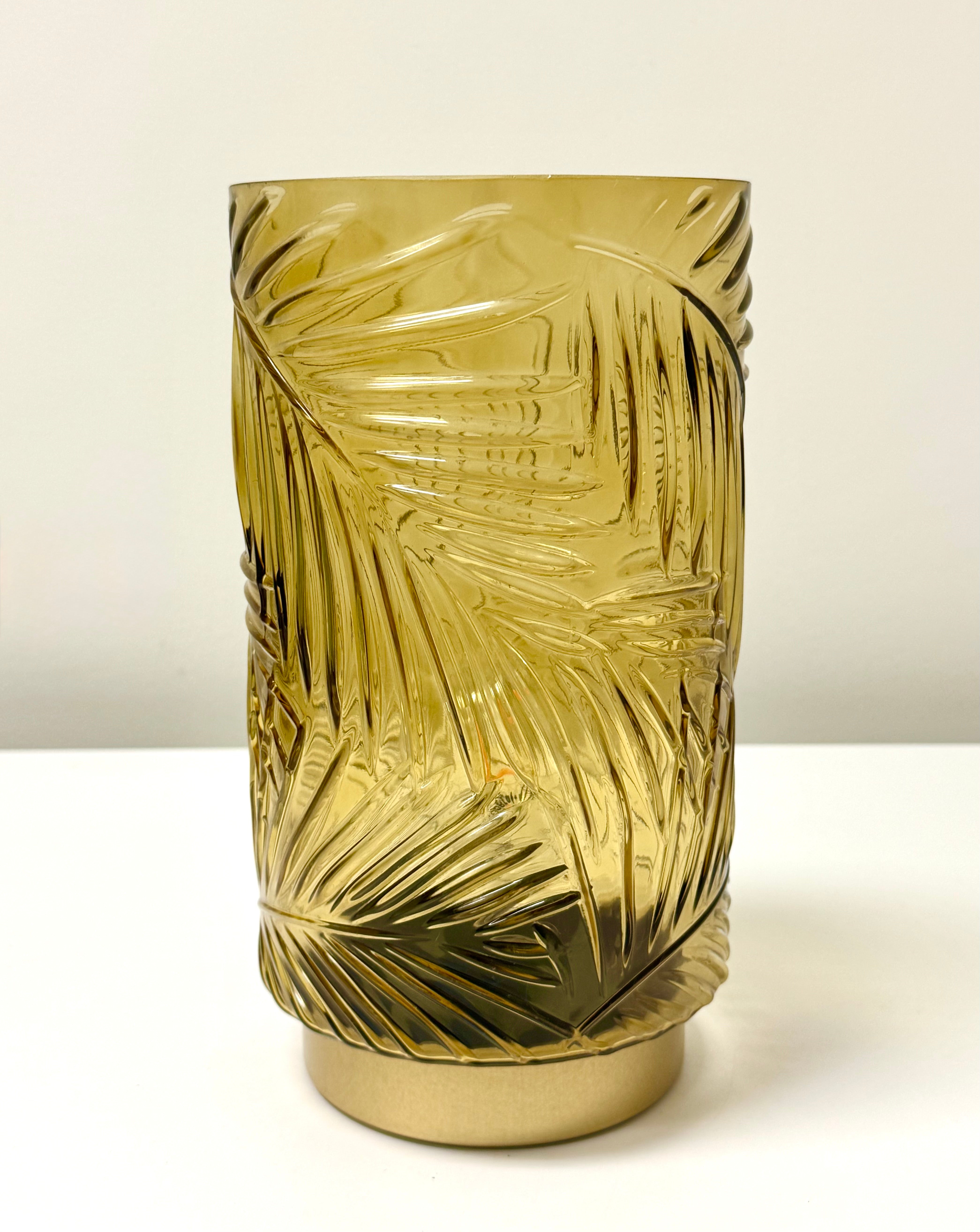 Amber Leaf Battery-operated Lamp
