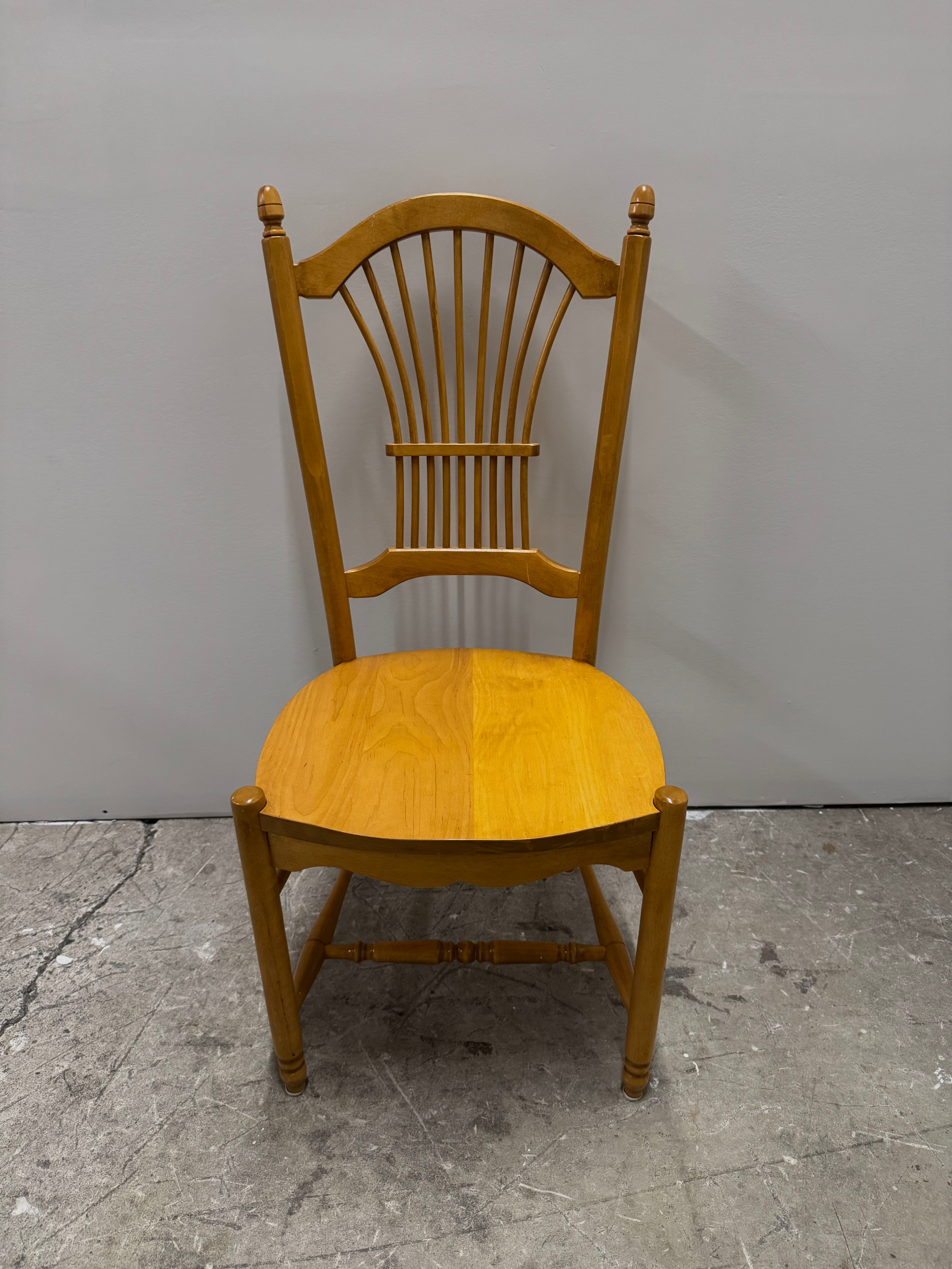 Solid Pine Harvest Table and 6 Chairs